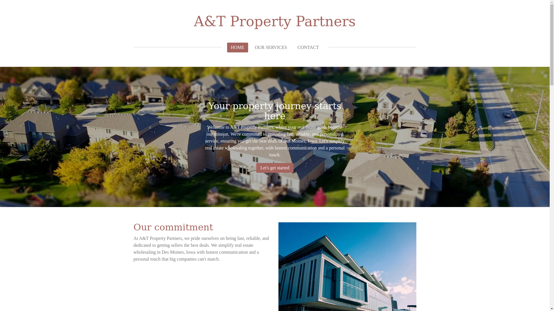 website screenshot of https://atpropertypartners.com/