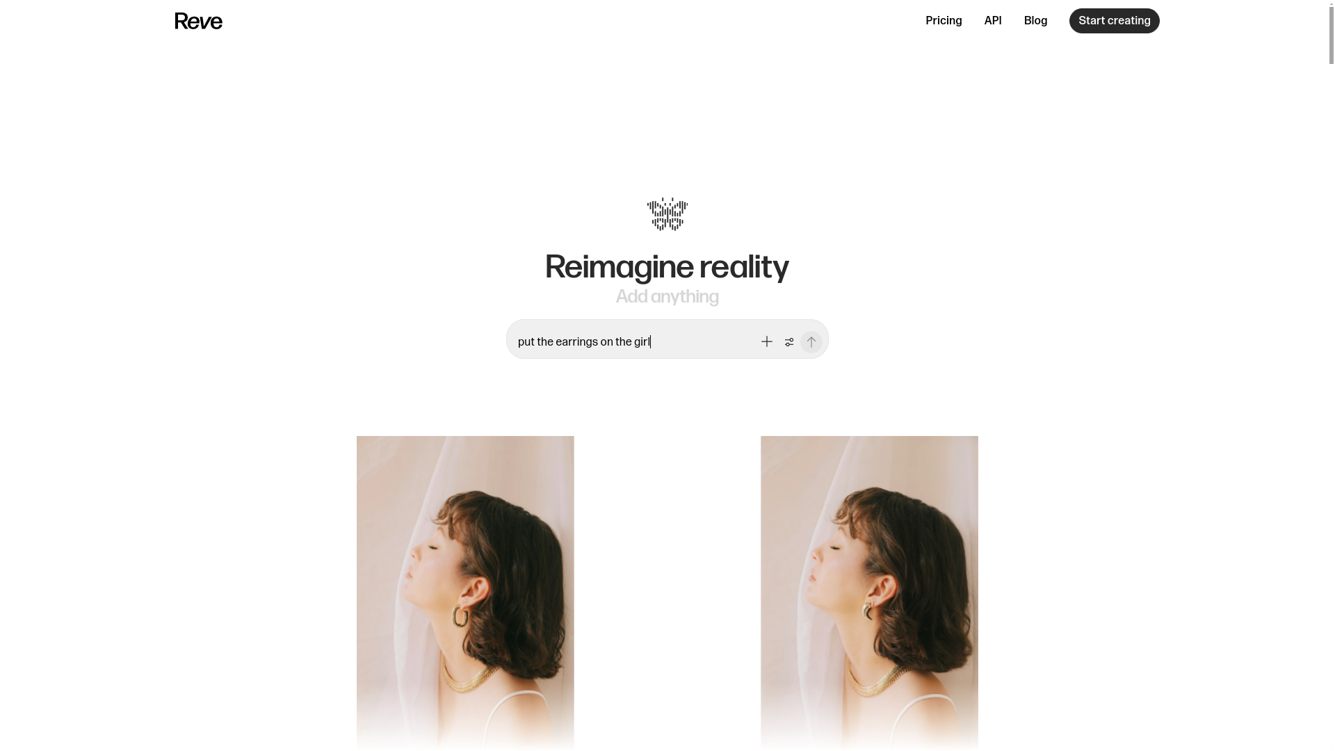 website screenshot of https://app.reve.com/