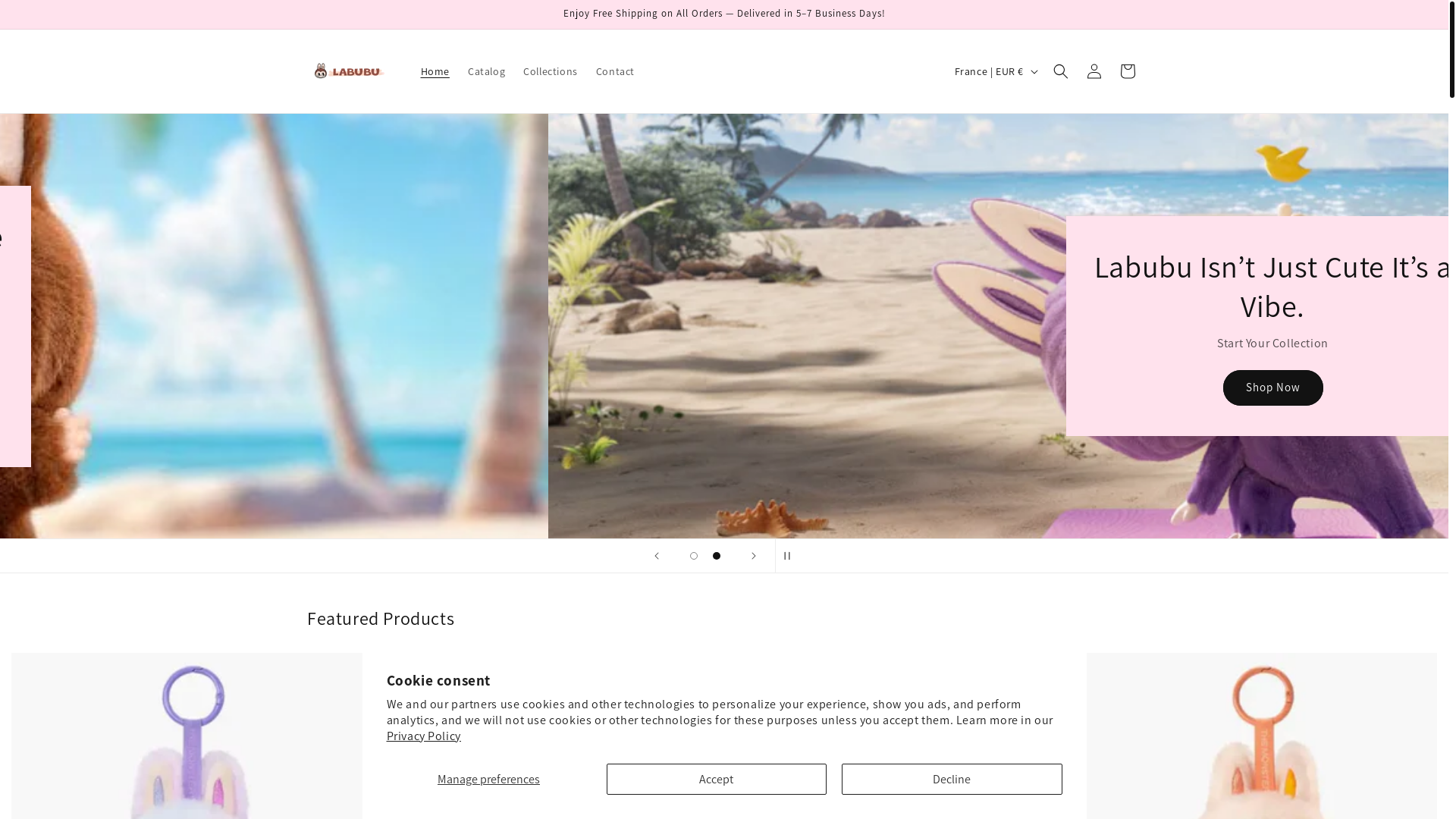 website screenshot of https://mylabubulove.com/