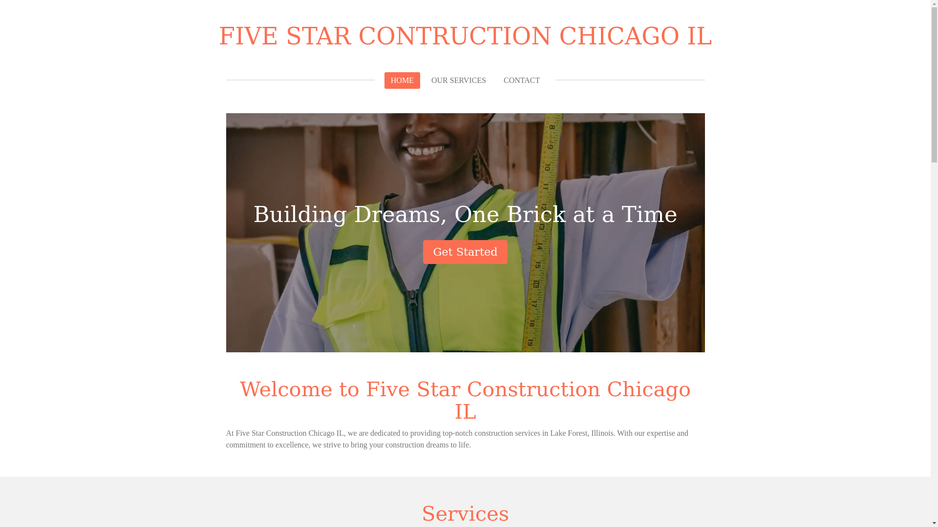 website screenshot of https://five-star-contruction-chicago-il.com/