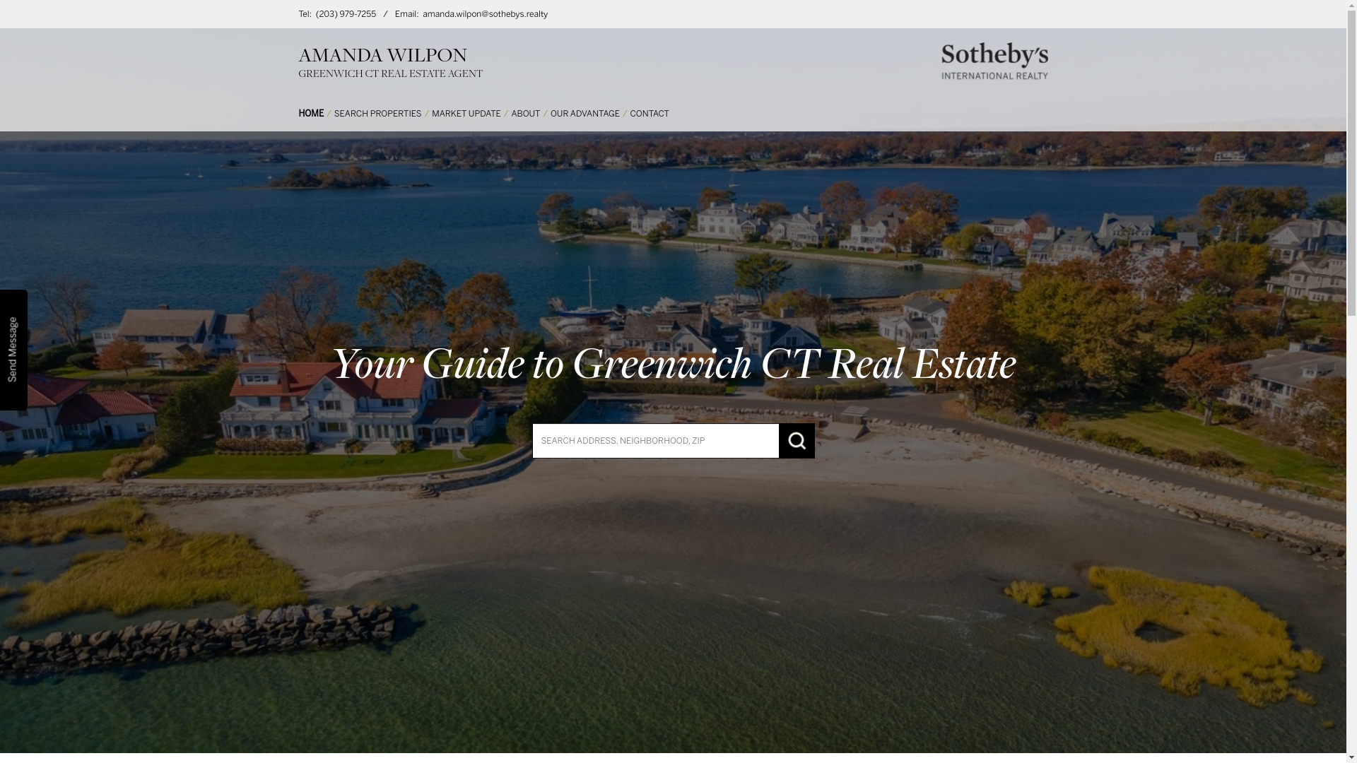 website screenshot of https://amandawilpon.com/
