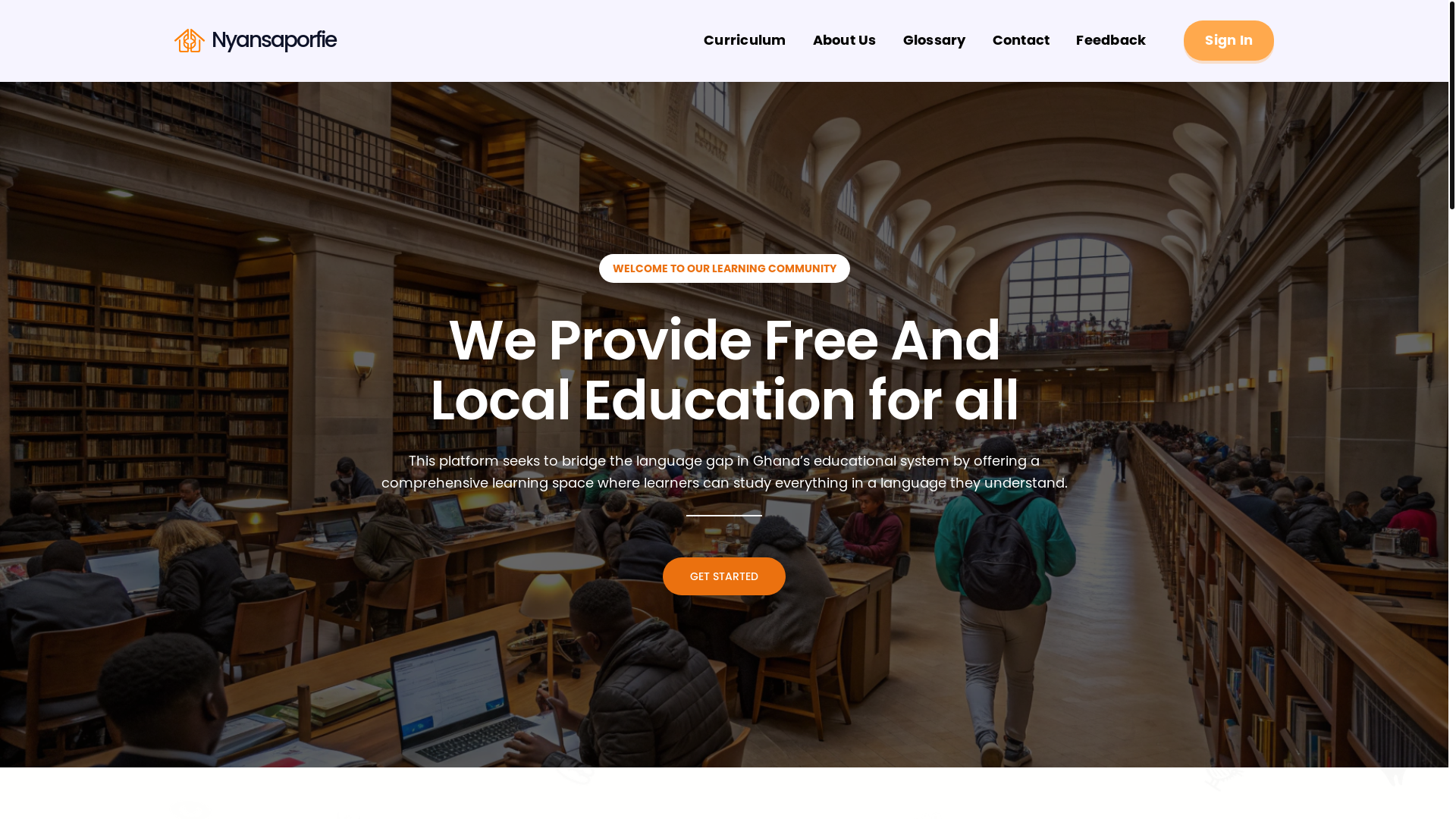 website screenshot of https://nyansaporfie.com/