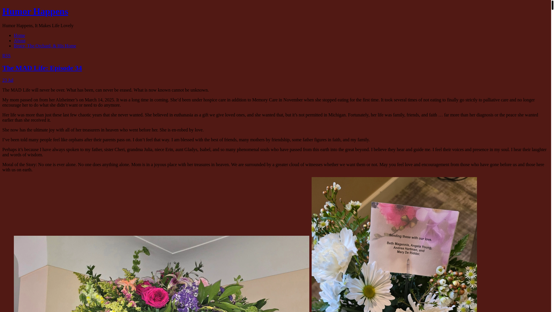 website screenshot of https://humorhappens.org/