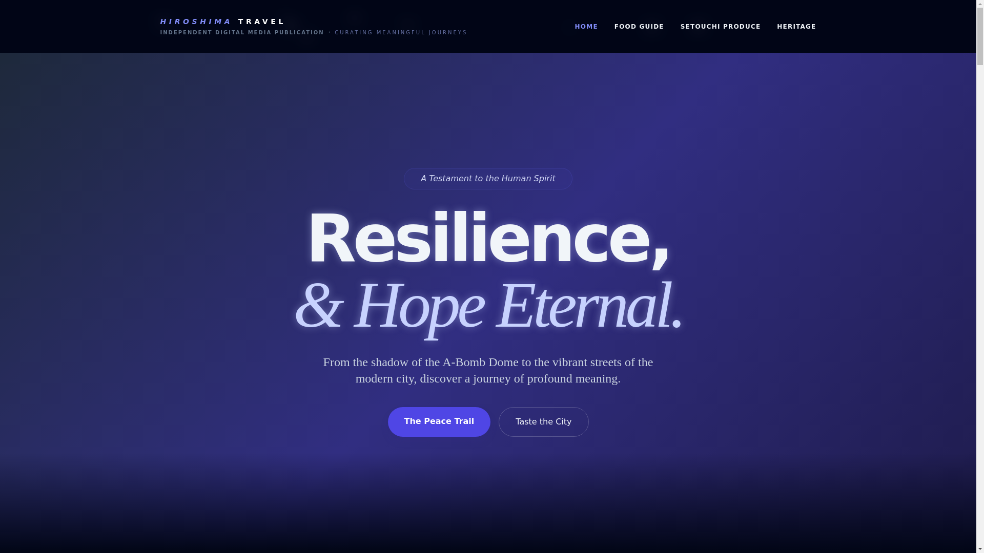website screenshot of https://hiroshimatravel.pages.dev/