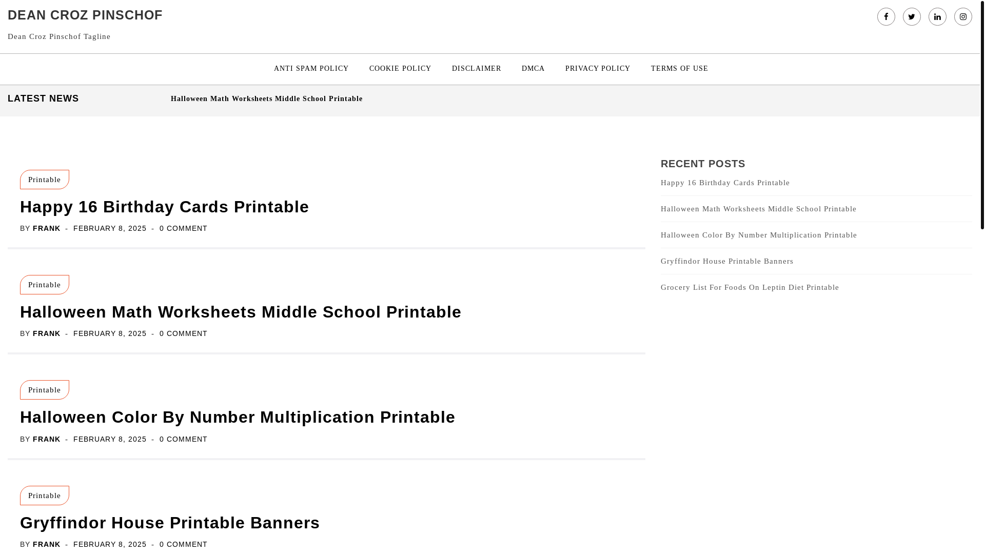 website screenshot of https://deancrozpinschof.pages.dev/