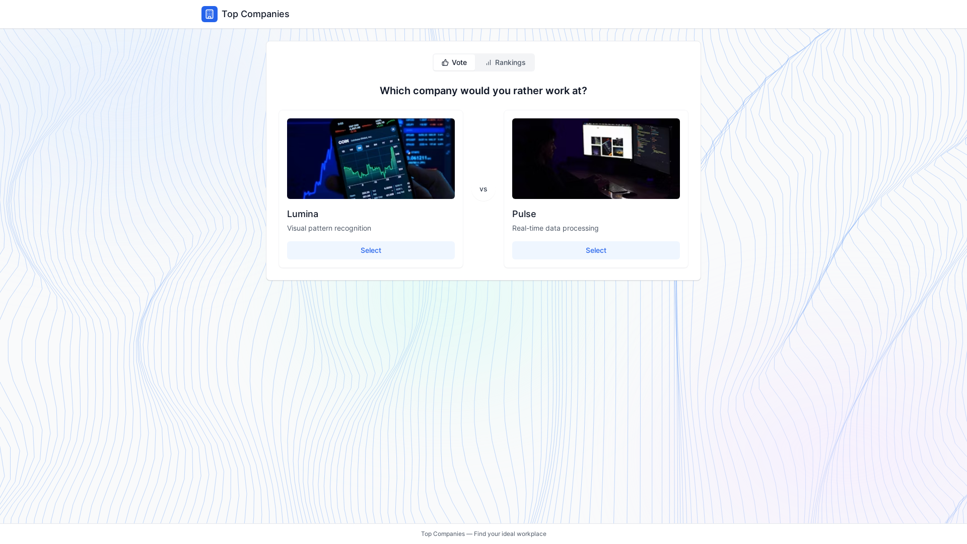 website screenshot of https://top-companies.net/