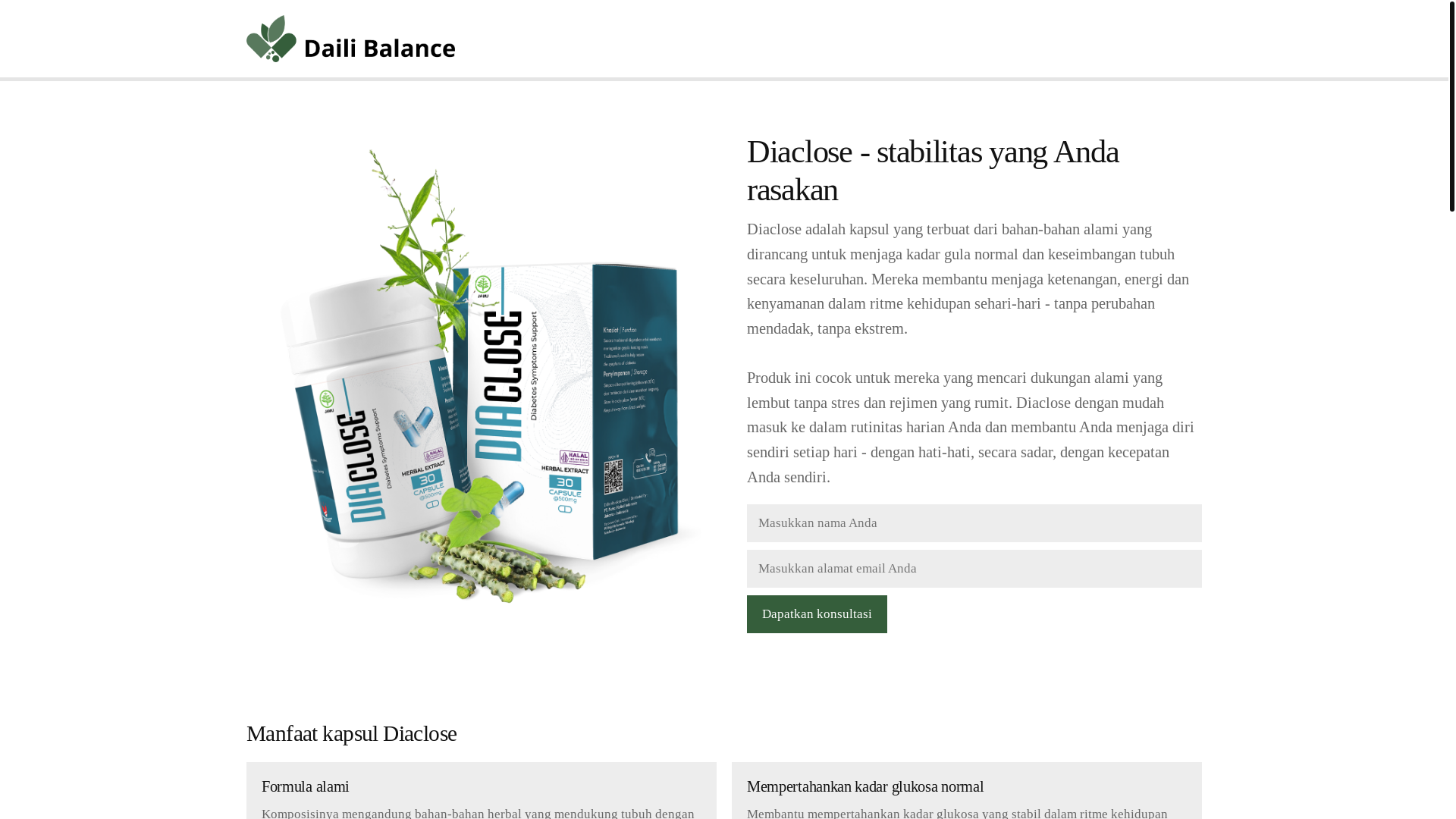 website screenshot of https://dailibalancetime.info/
