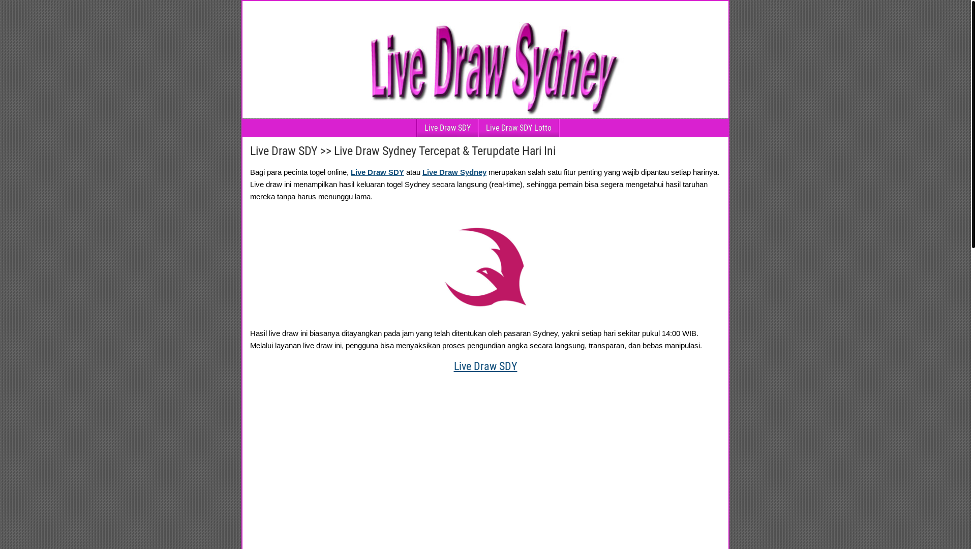 website screenshot of https://livedrawsydney.space/