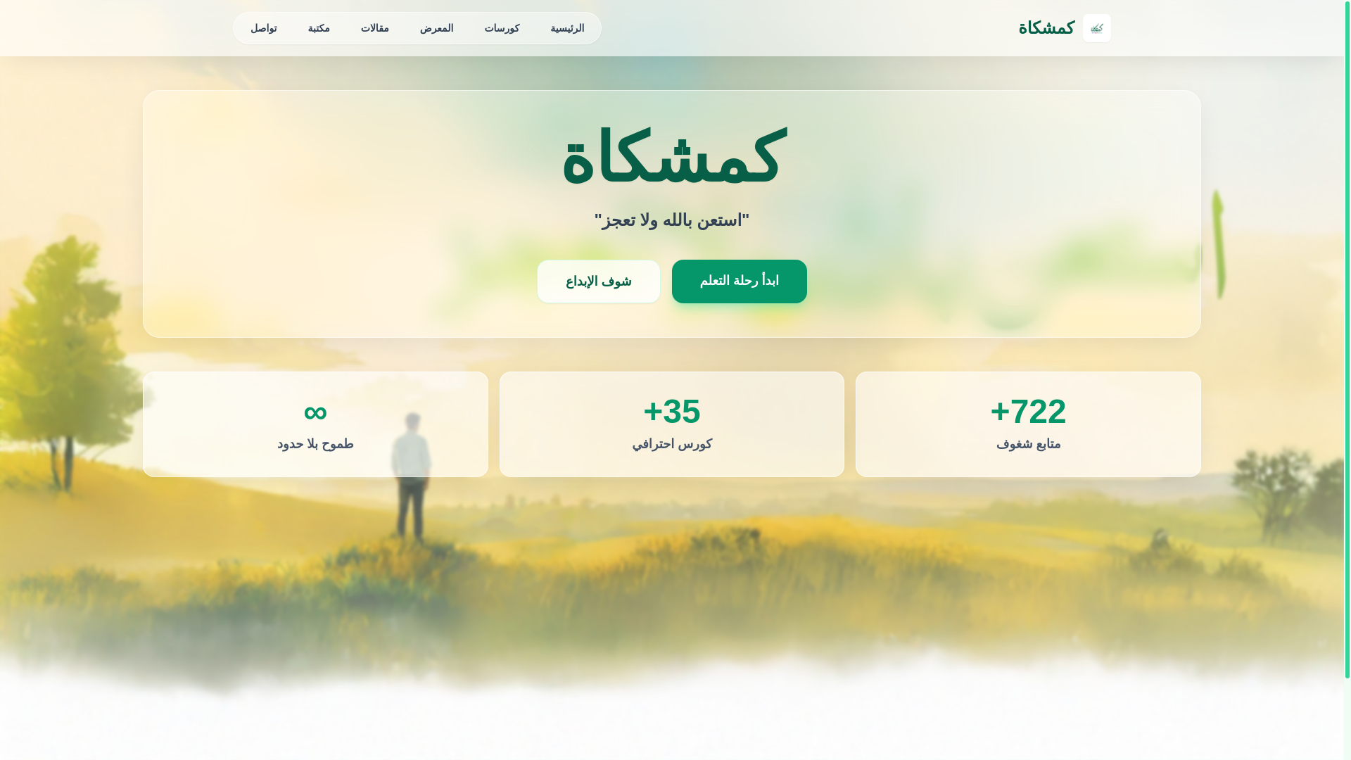 website screenshot of https://kamshka.online/