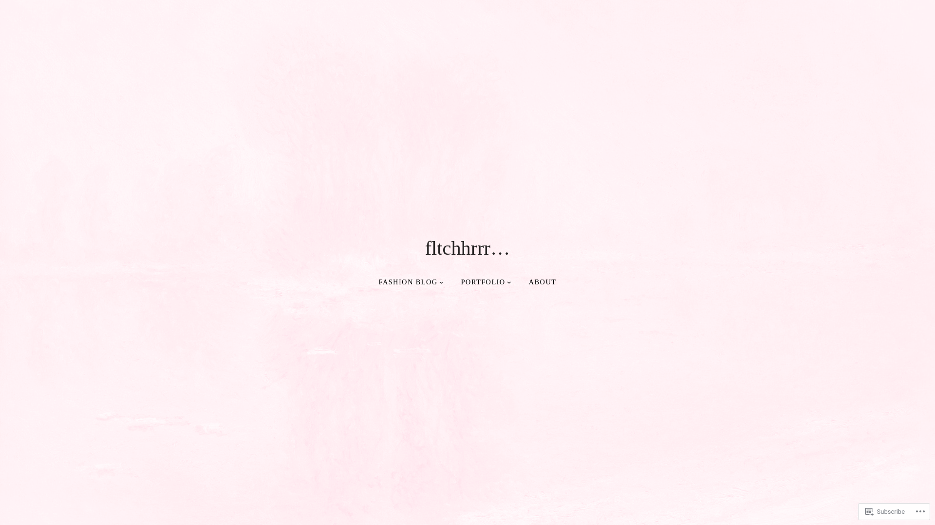 website screenshot of https://fltchhrrr.blog/