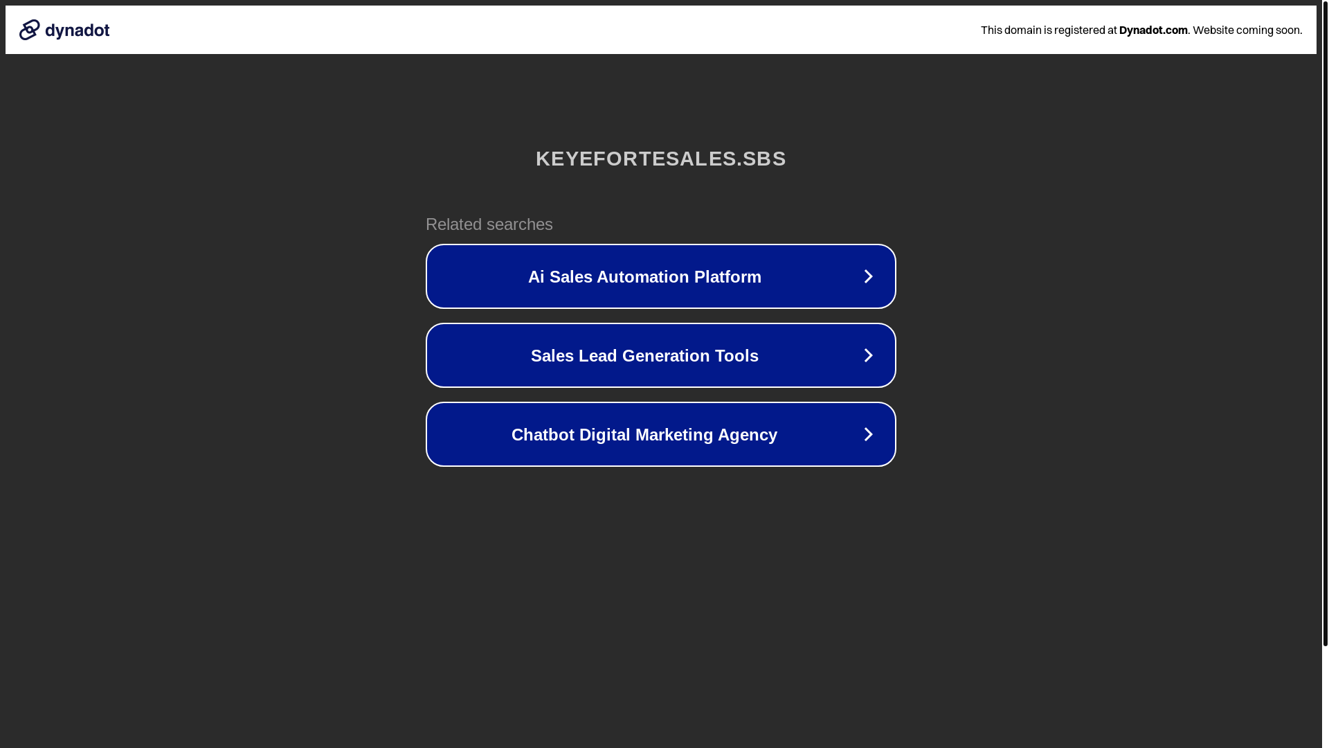 website screenshot of https://keyefortesales.sbs/