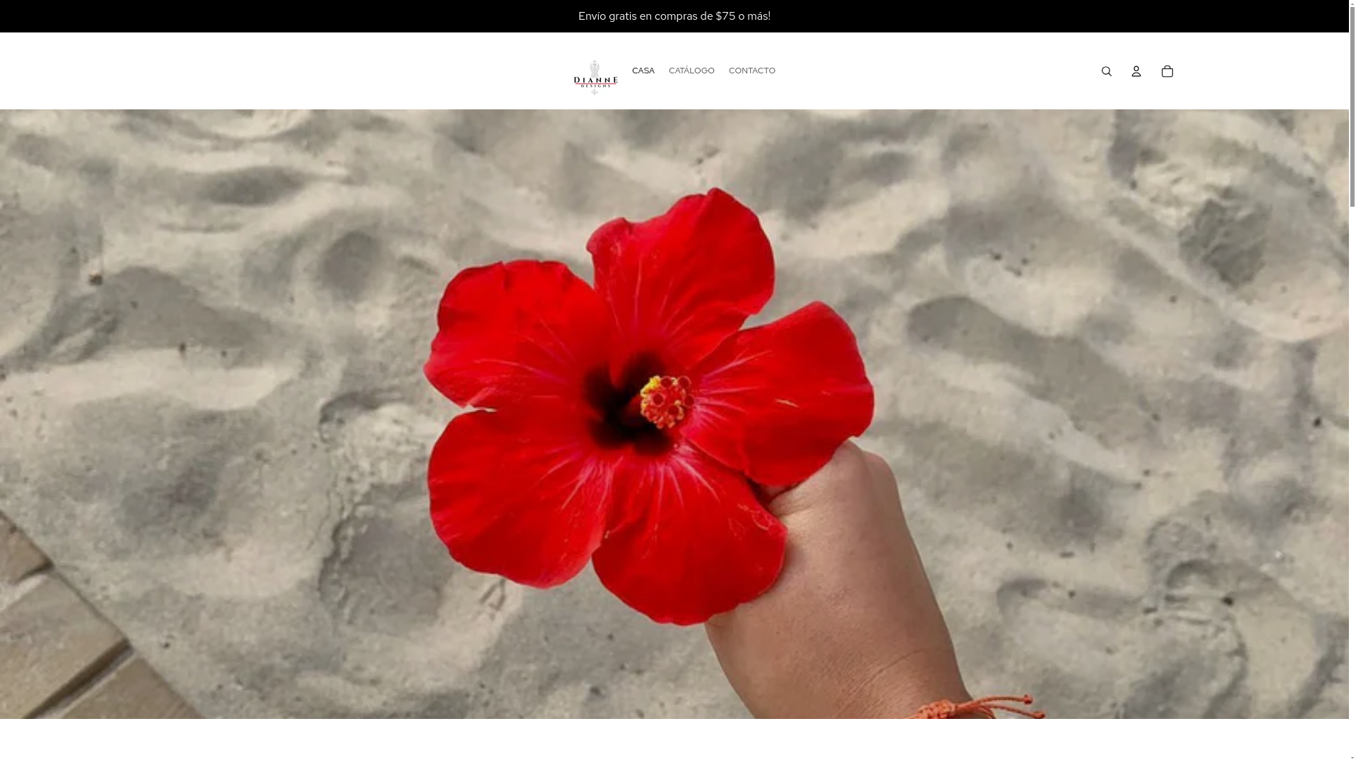 website screenshot of https://diannedesignspr.com/