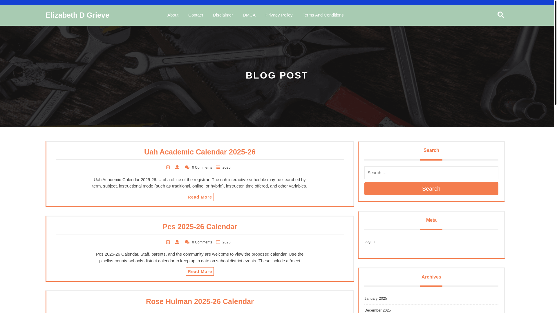 website screenshot of https://elizabethdgrieve.pages.dev/
