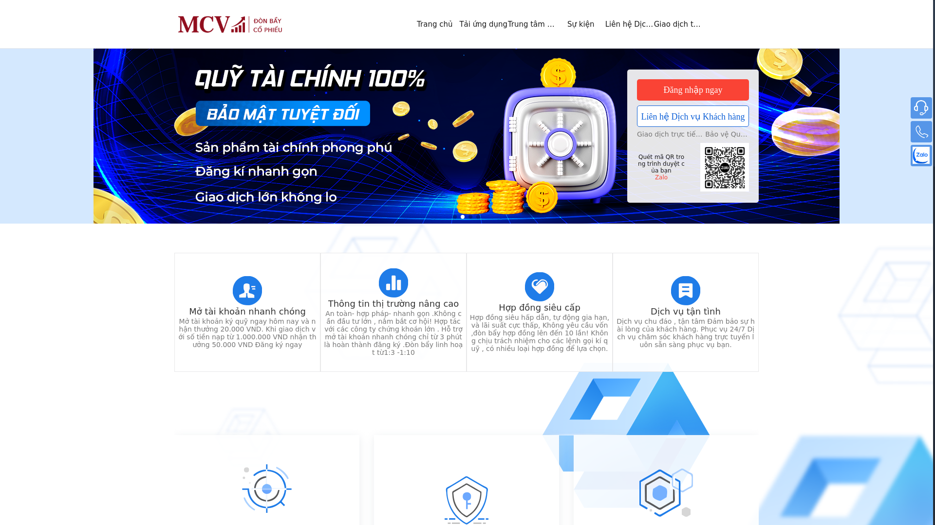 website screenshot of https://mcvlever.com/