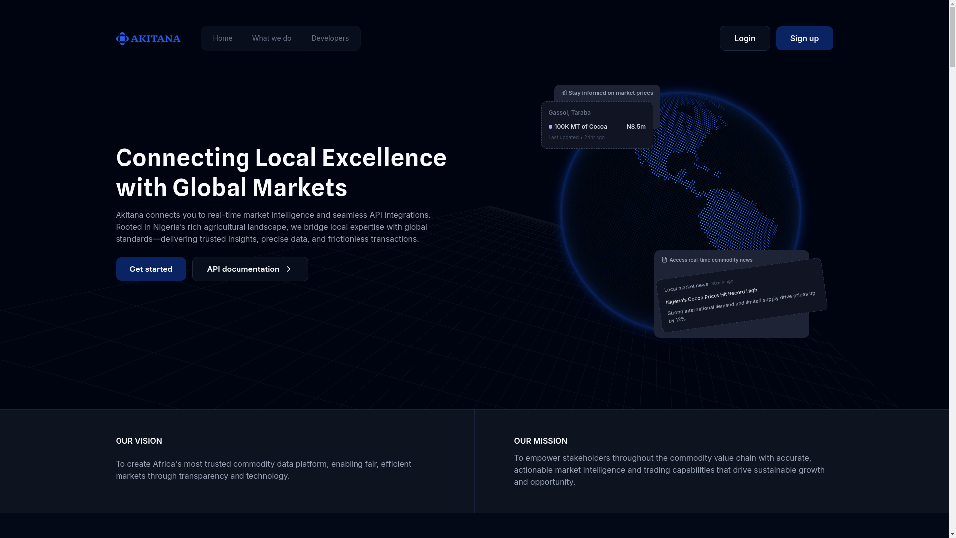 website screenshot of https://akitana-website.pages.dev/