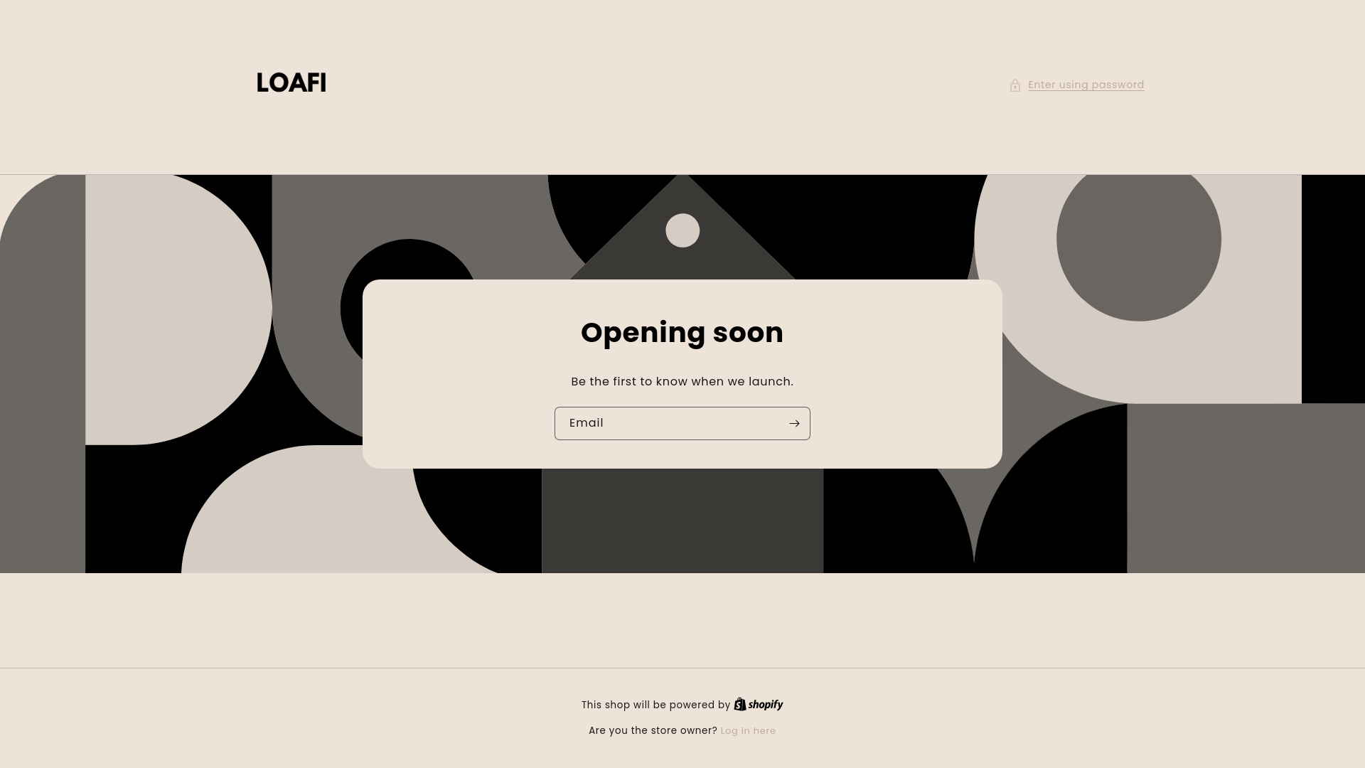 website screenshot of https://wearloafi.com/