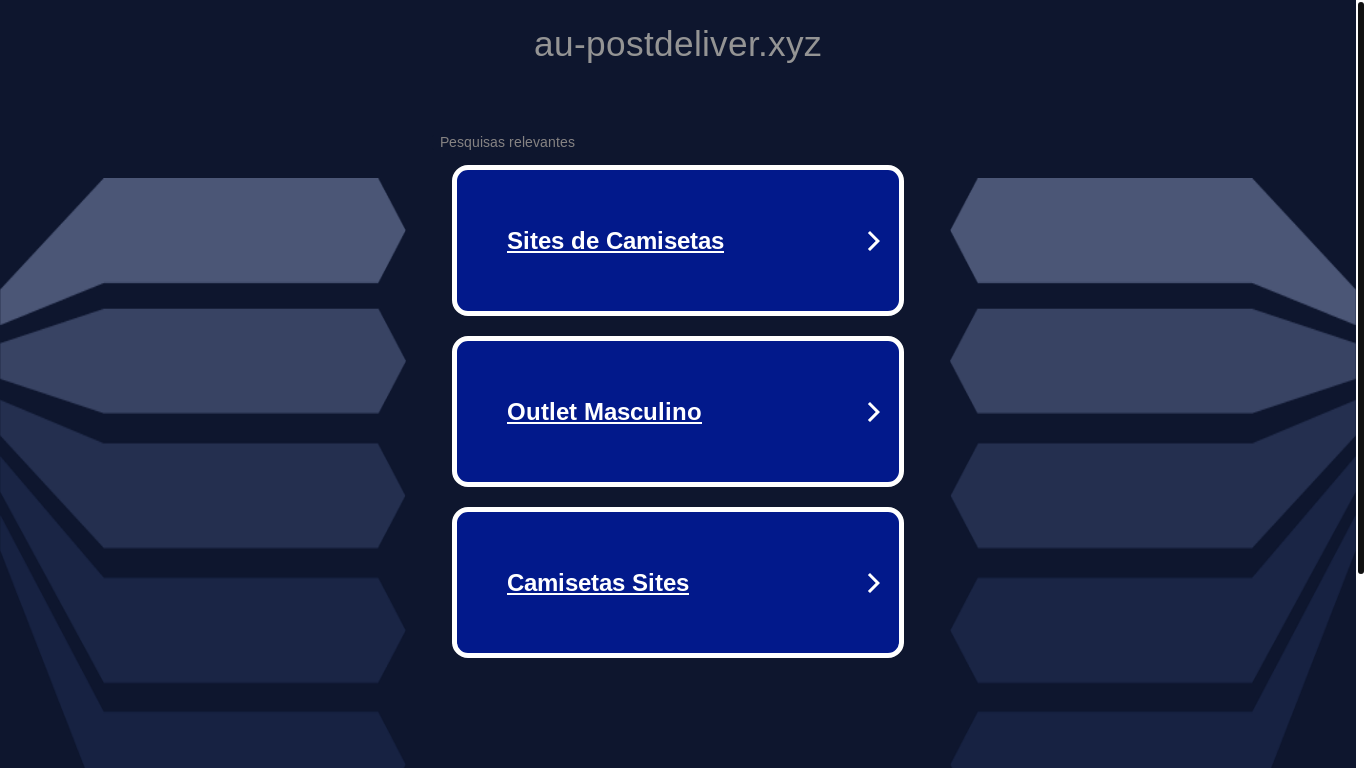 website screenshot of https://au-postdeliver.xyz/