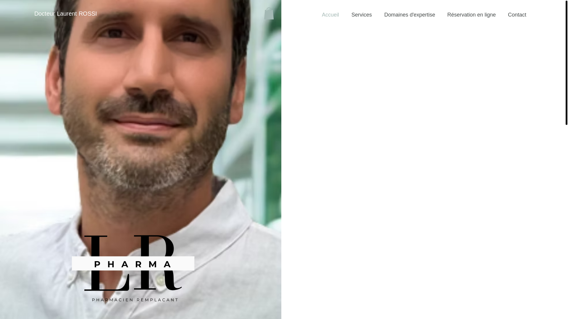 website screenshot of https://lrpharma.fr/