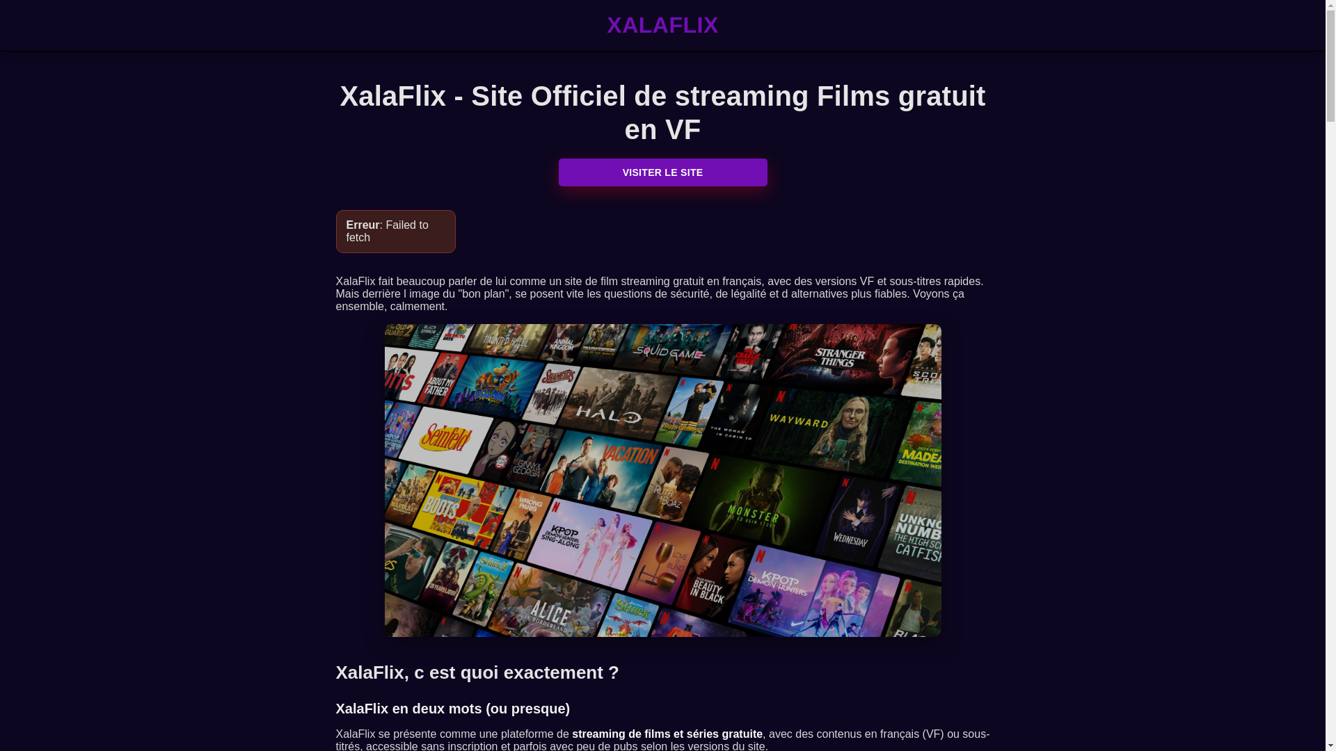 website screenshot of https://xalaflix-bid.pages.dev/
