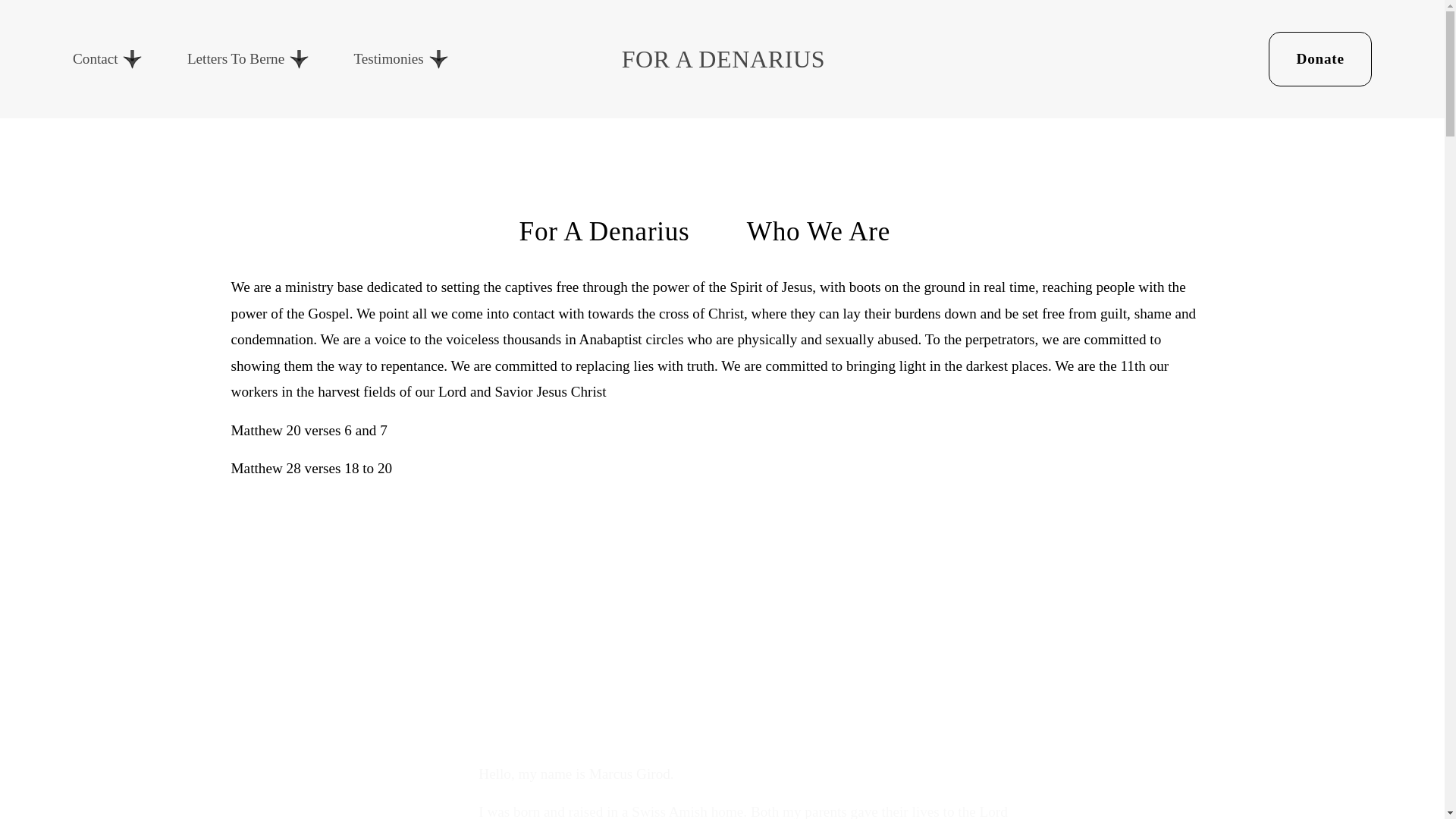 website screenshot of https://foradenarius.com/