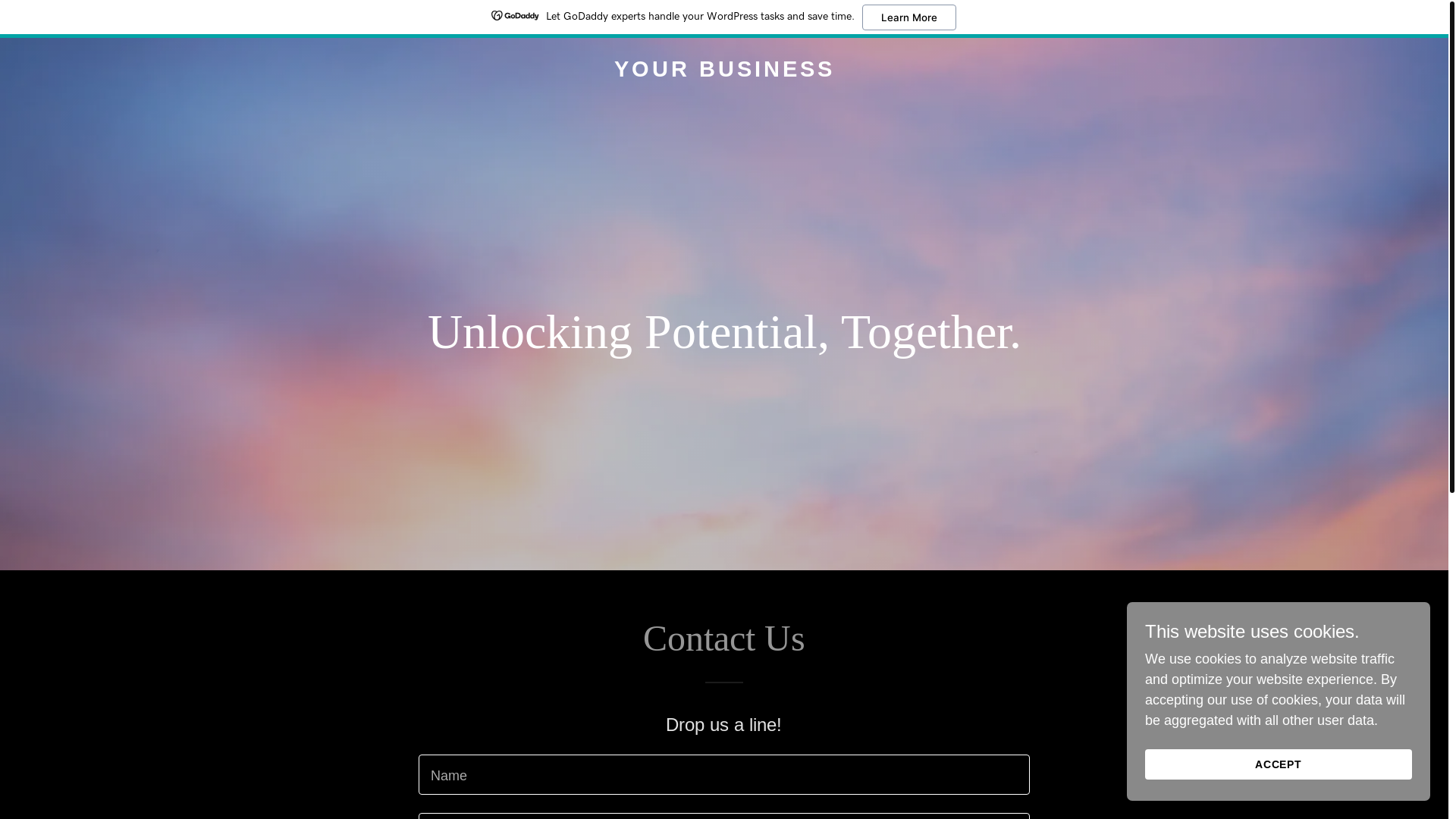 website screenshot of https://alphaomegacapitalinc.com/