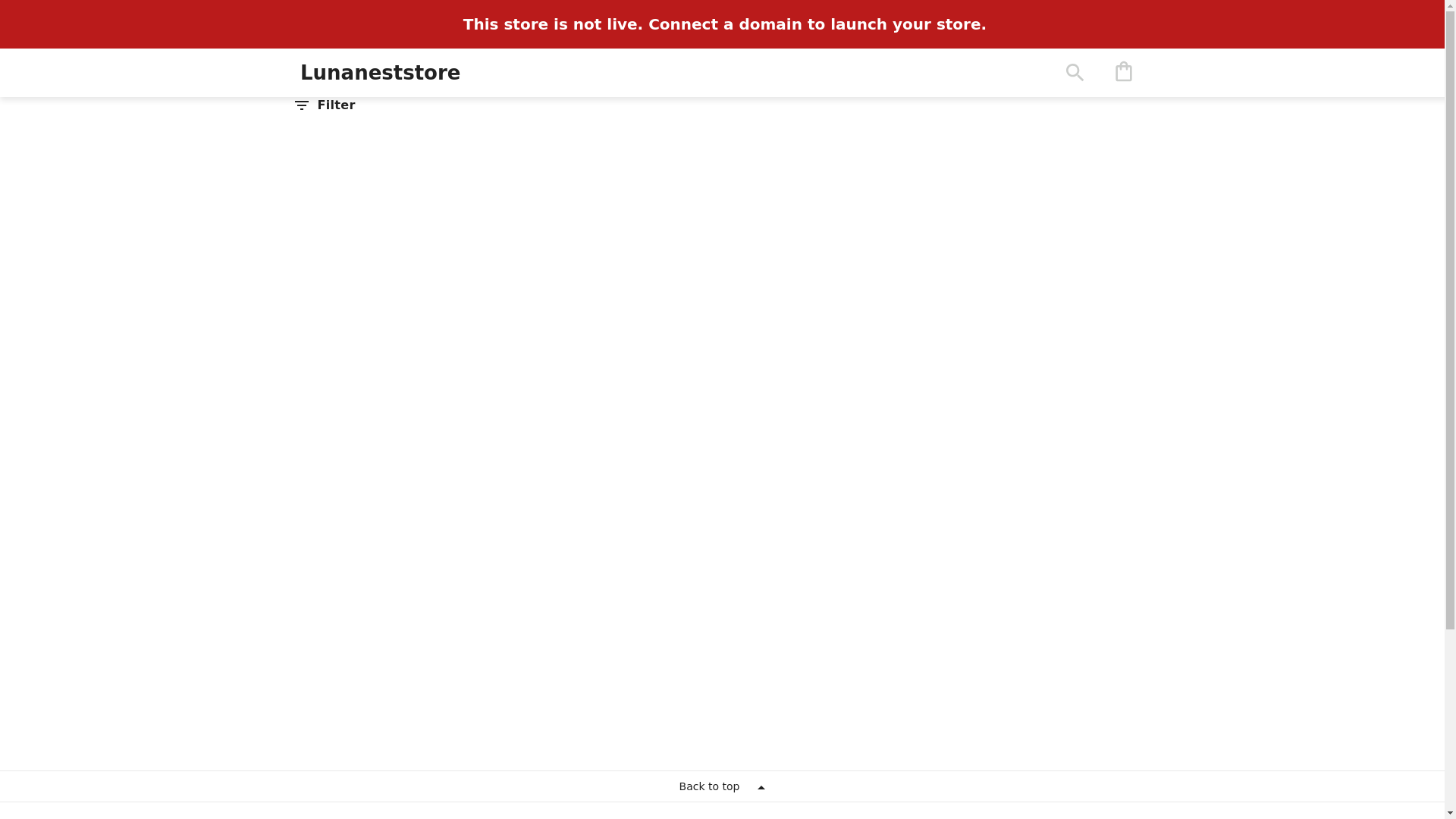 website screenshot of https://lunaneststore.com/