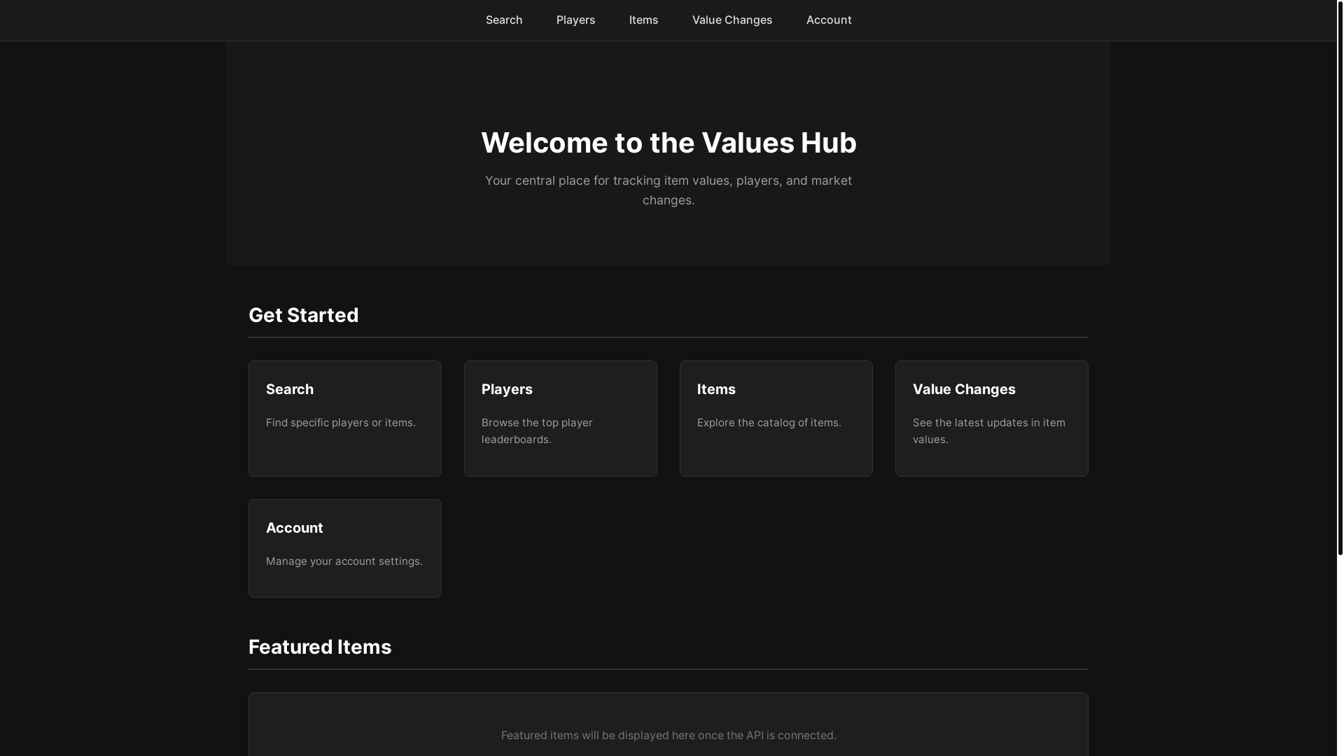 website screenshot of https://kamari-values.pages.dev/