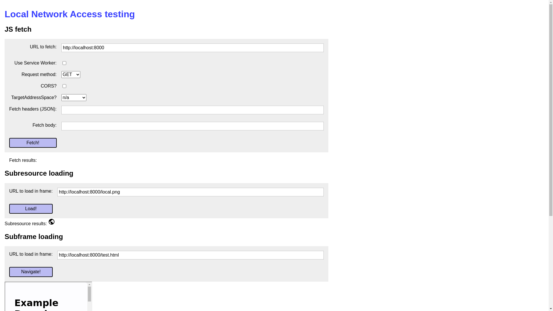 website screenshot of https://lna-testing.pages.dev/