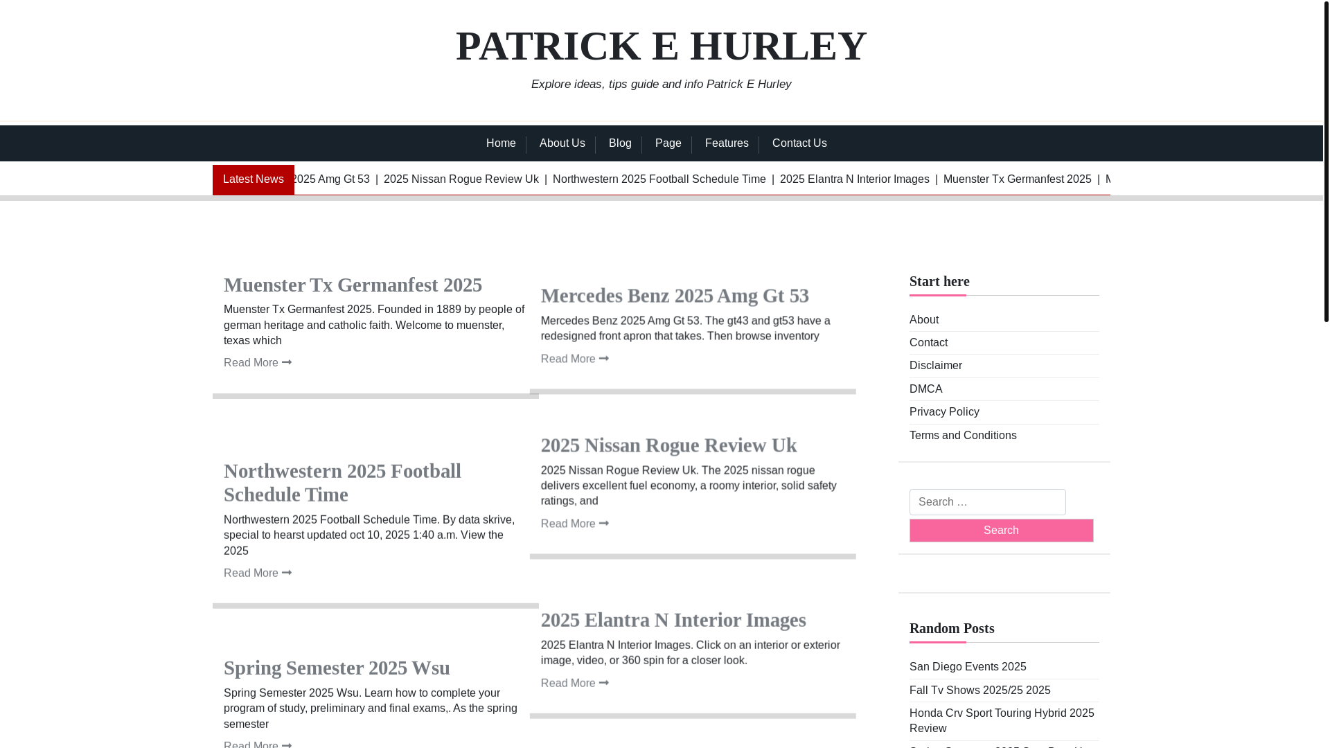website screenshot of https://patrickehurleyg.pages.dev/