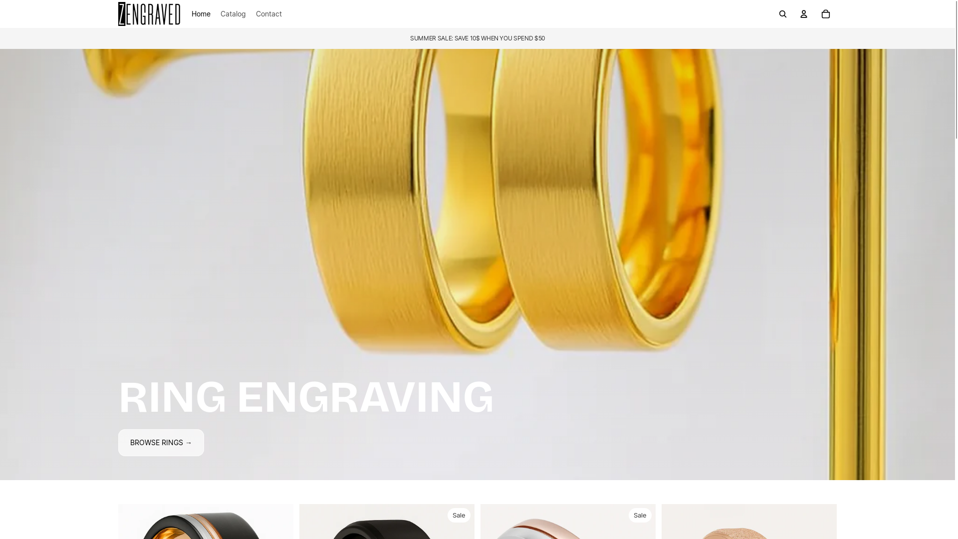 website screenshot of https://zengraved.com/