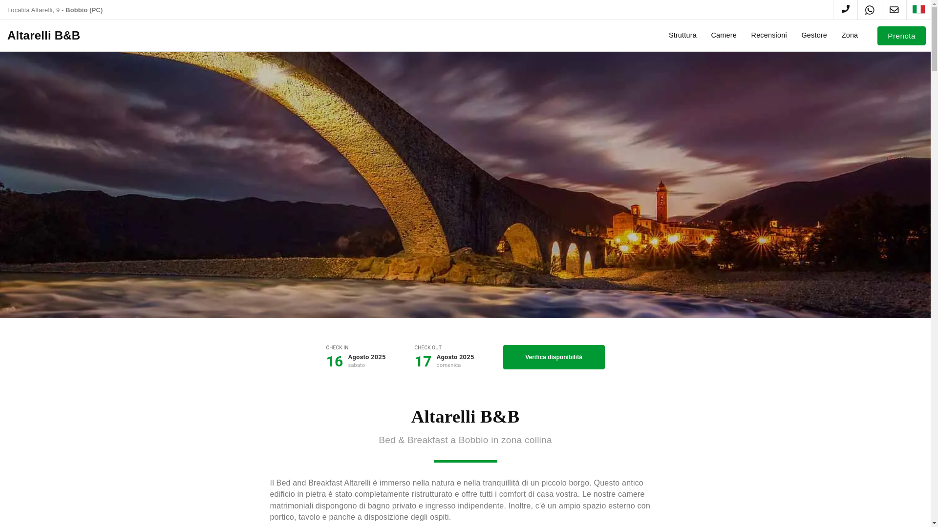 website screenshot of https://altarellibeb.it/