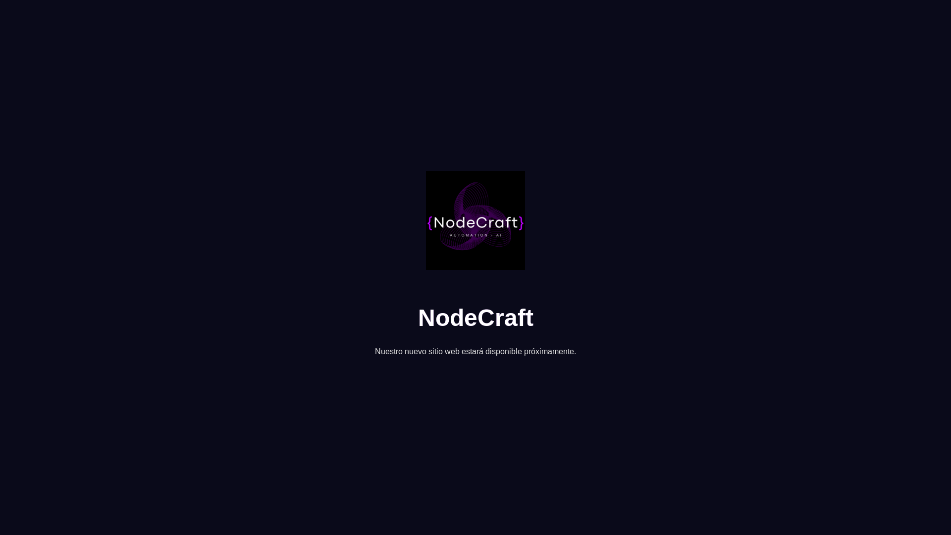 website screenshot of https://nodecraft-landing.pages.dev/