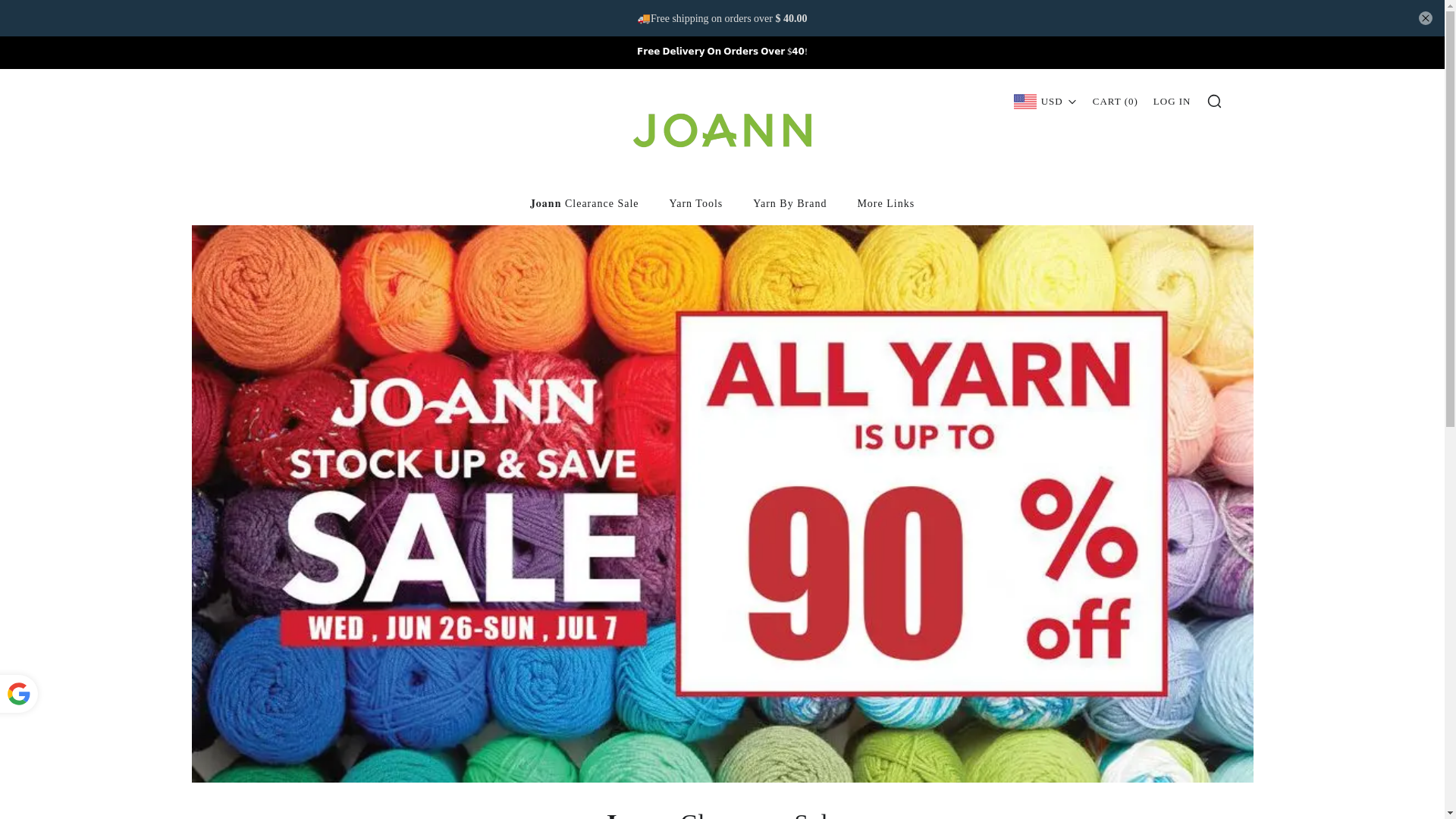 website screenshot of https://www.joann-deals.com/
