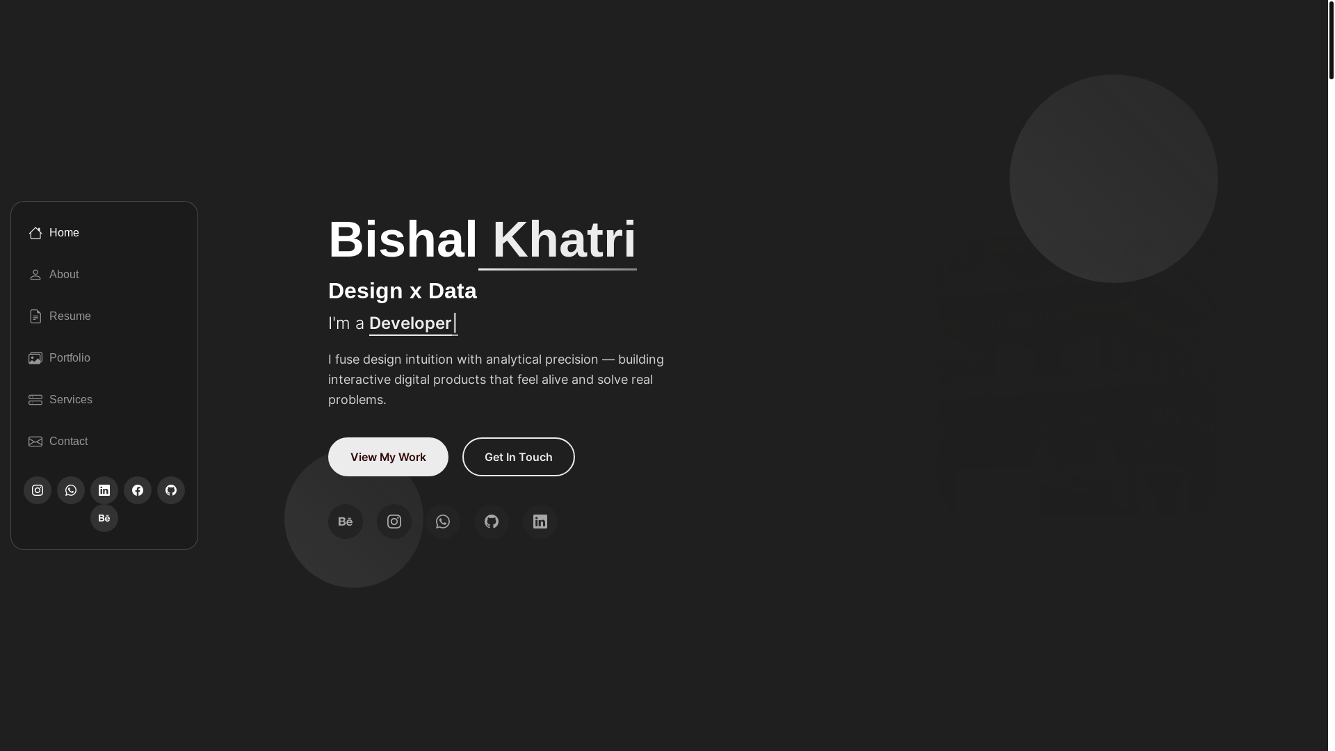 website screenshot of https://bishalkhatri.info.np/