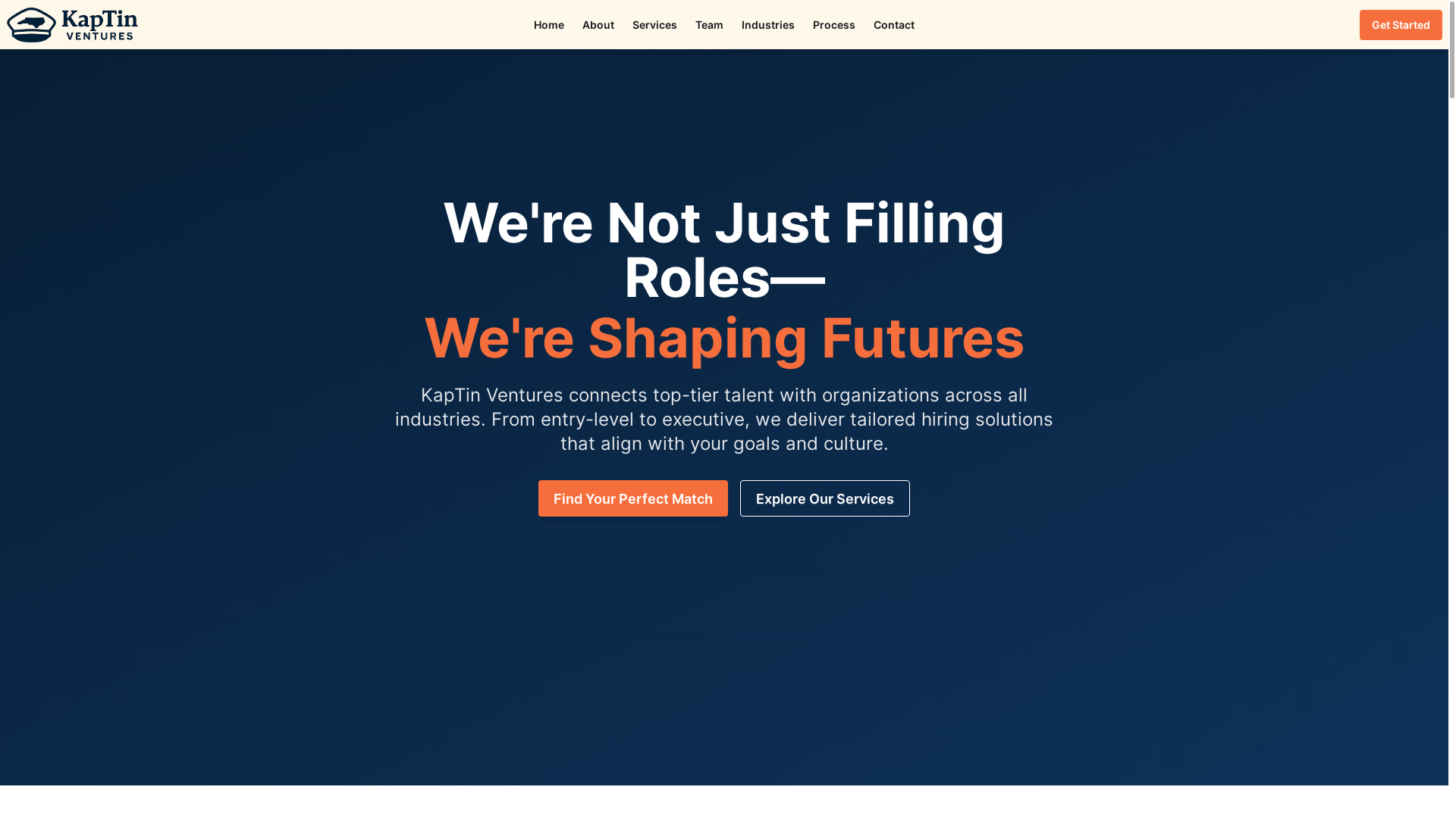 website screenshot of https://kaptin.pages.dev/