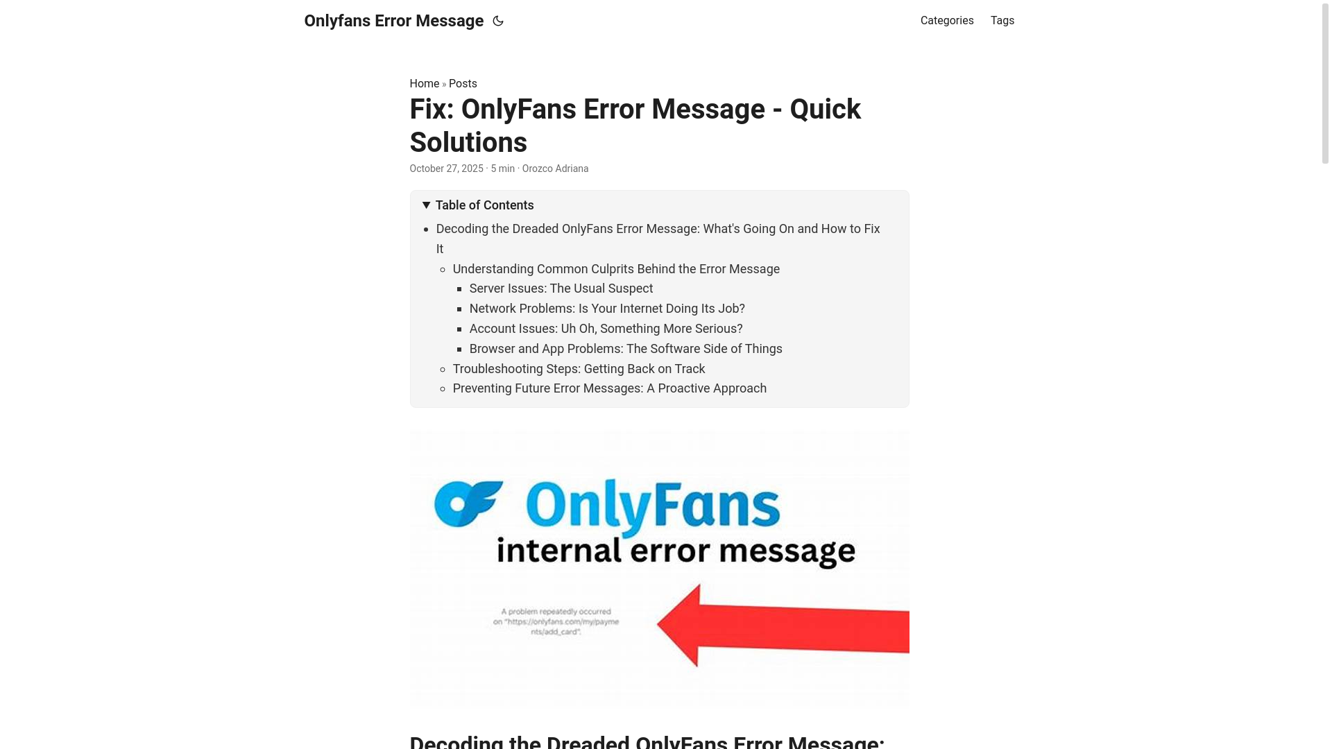 website screenshot of https://onlyfans-error-message.pages.dev/