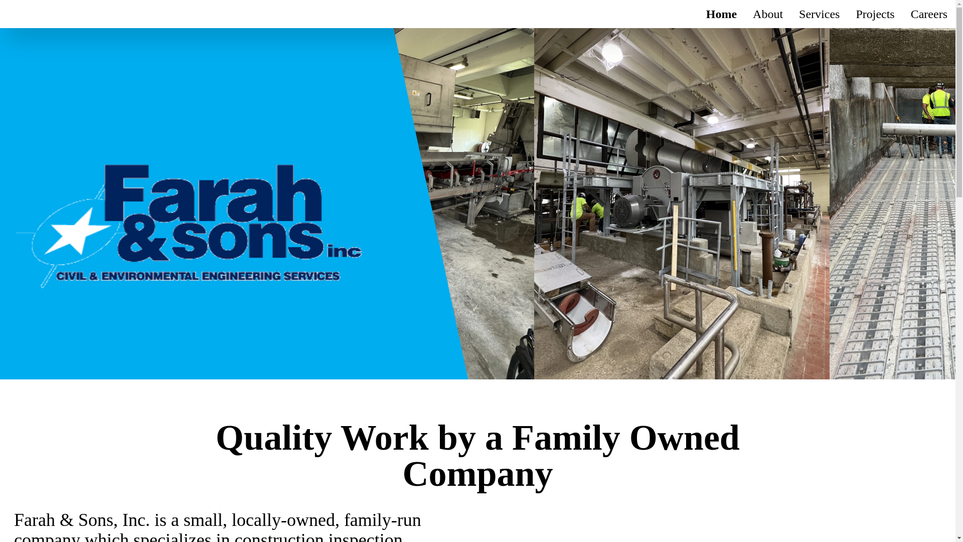 website screenshot of https://farahandsons.pages.dev/