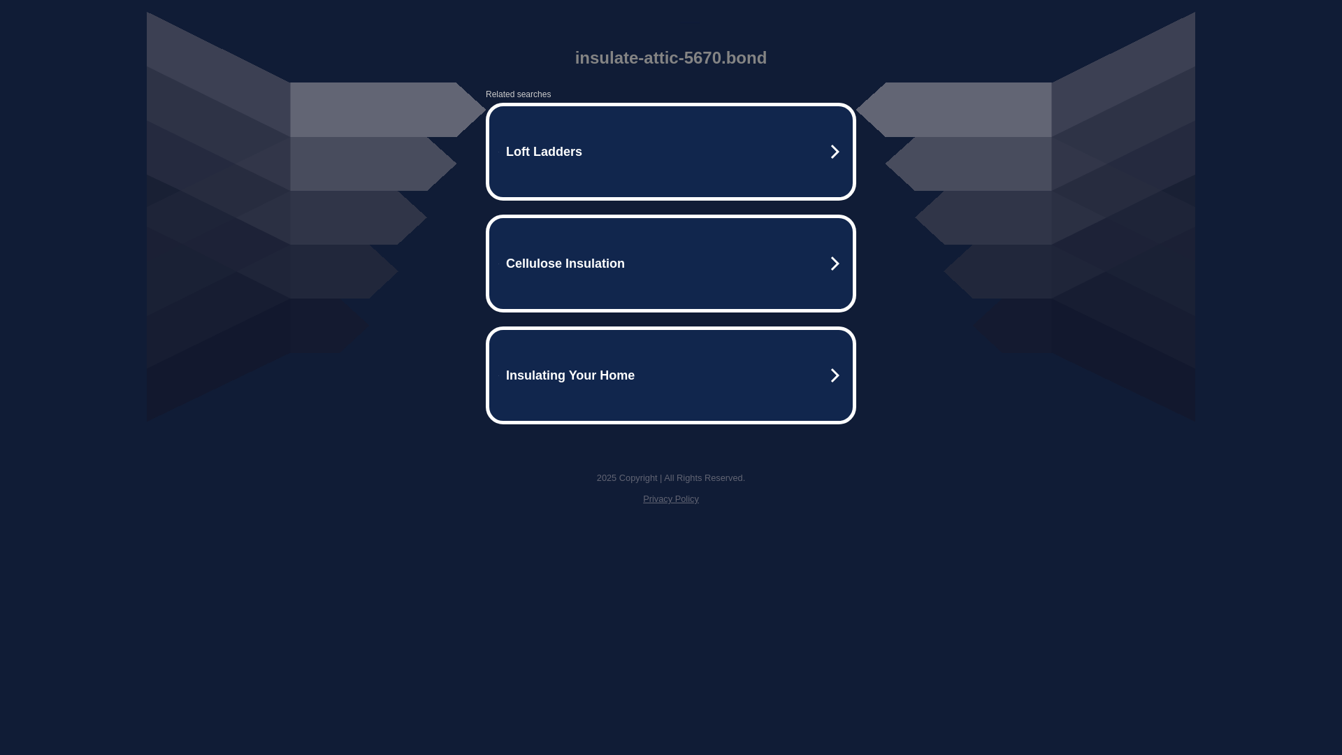 website screenshot of https://insulate-attic-5670.bond/