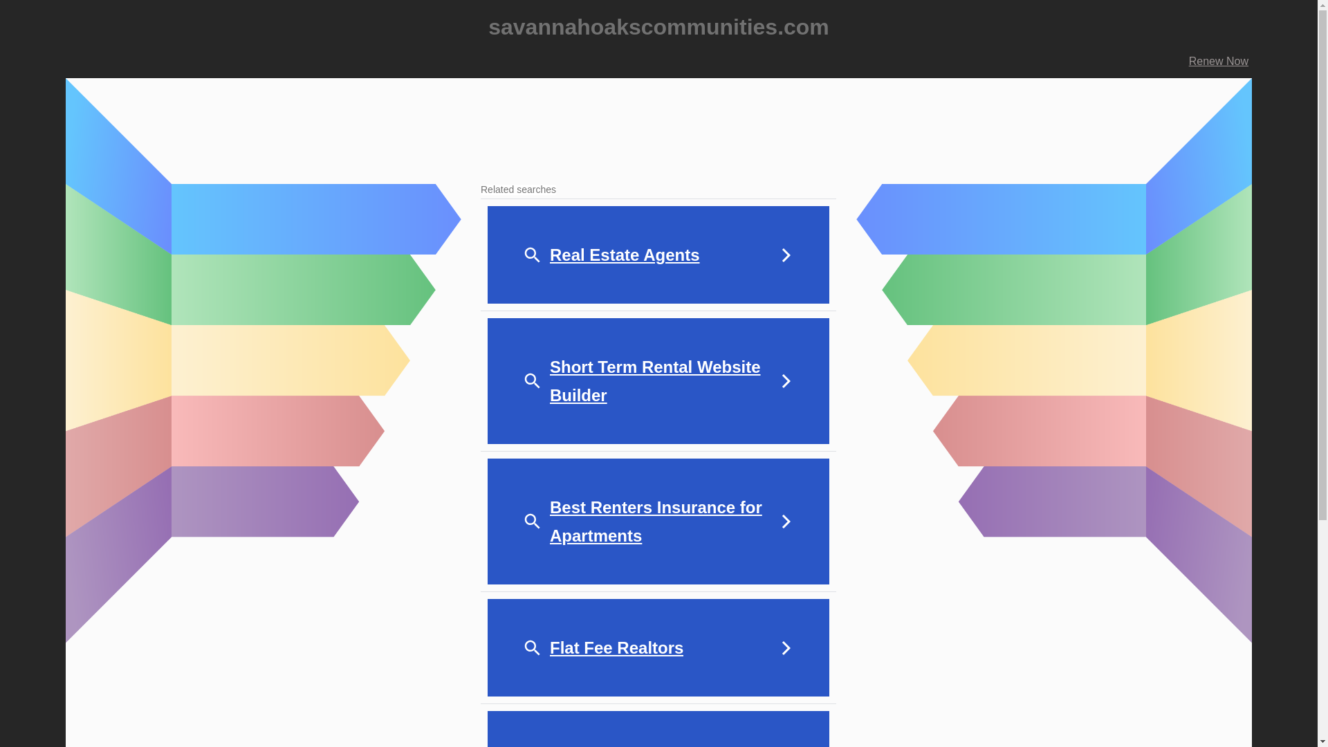 website screenshot of https://savannahoakscommunities.com/