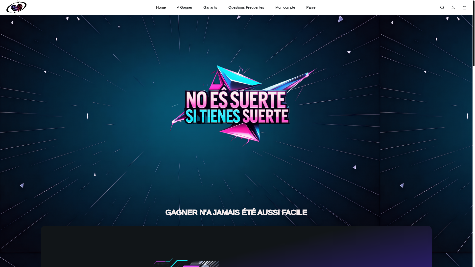 website screenshot of https://noessuertesitienessuerte.com/