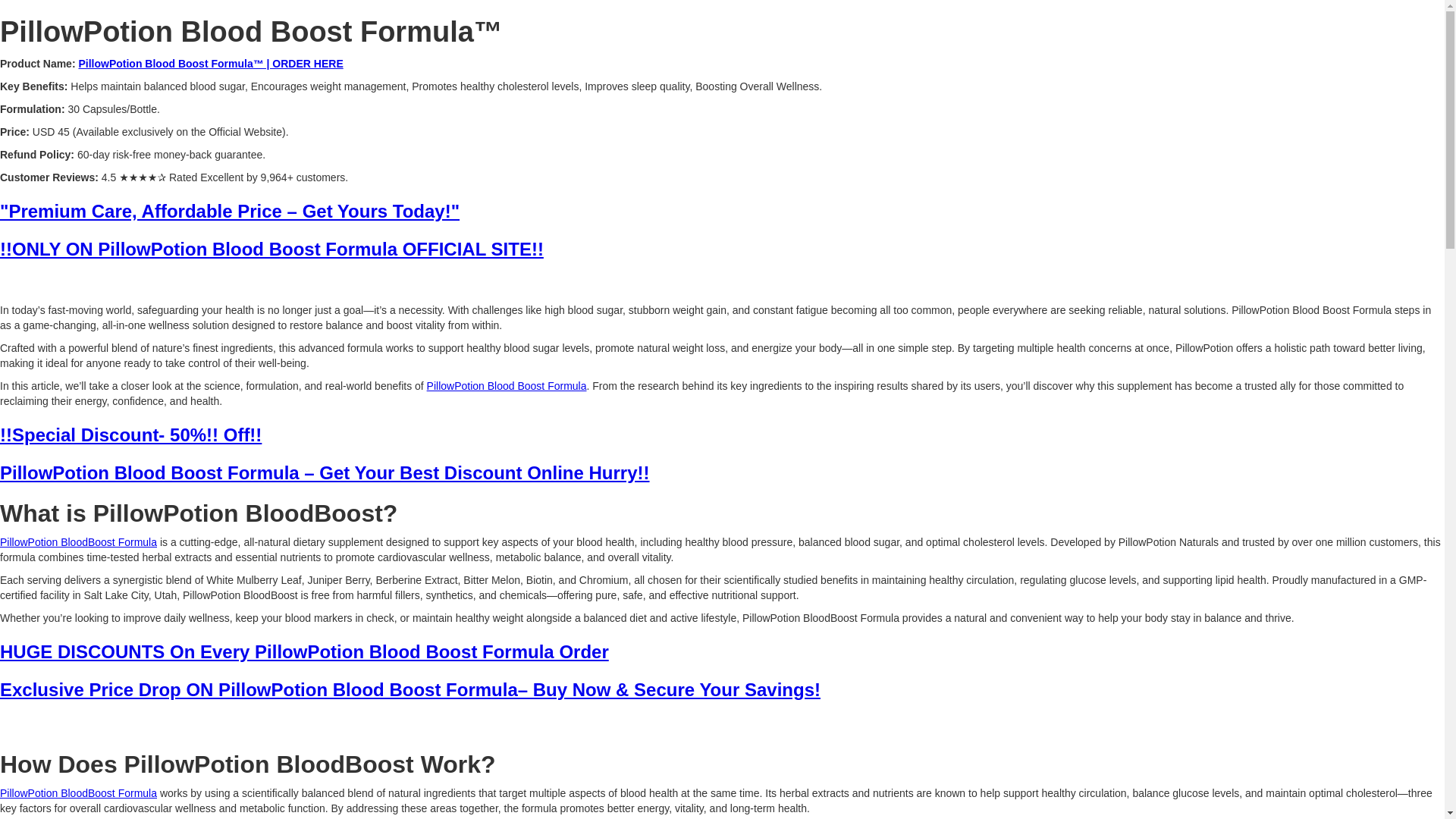 website screenshot of https://pillowpotion-blood-boost-formula.webflow.io/