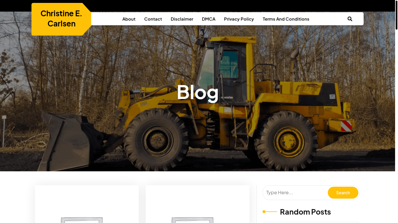 website screenshot of https://christinecarlsene.pages.dev/