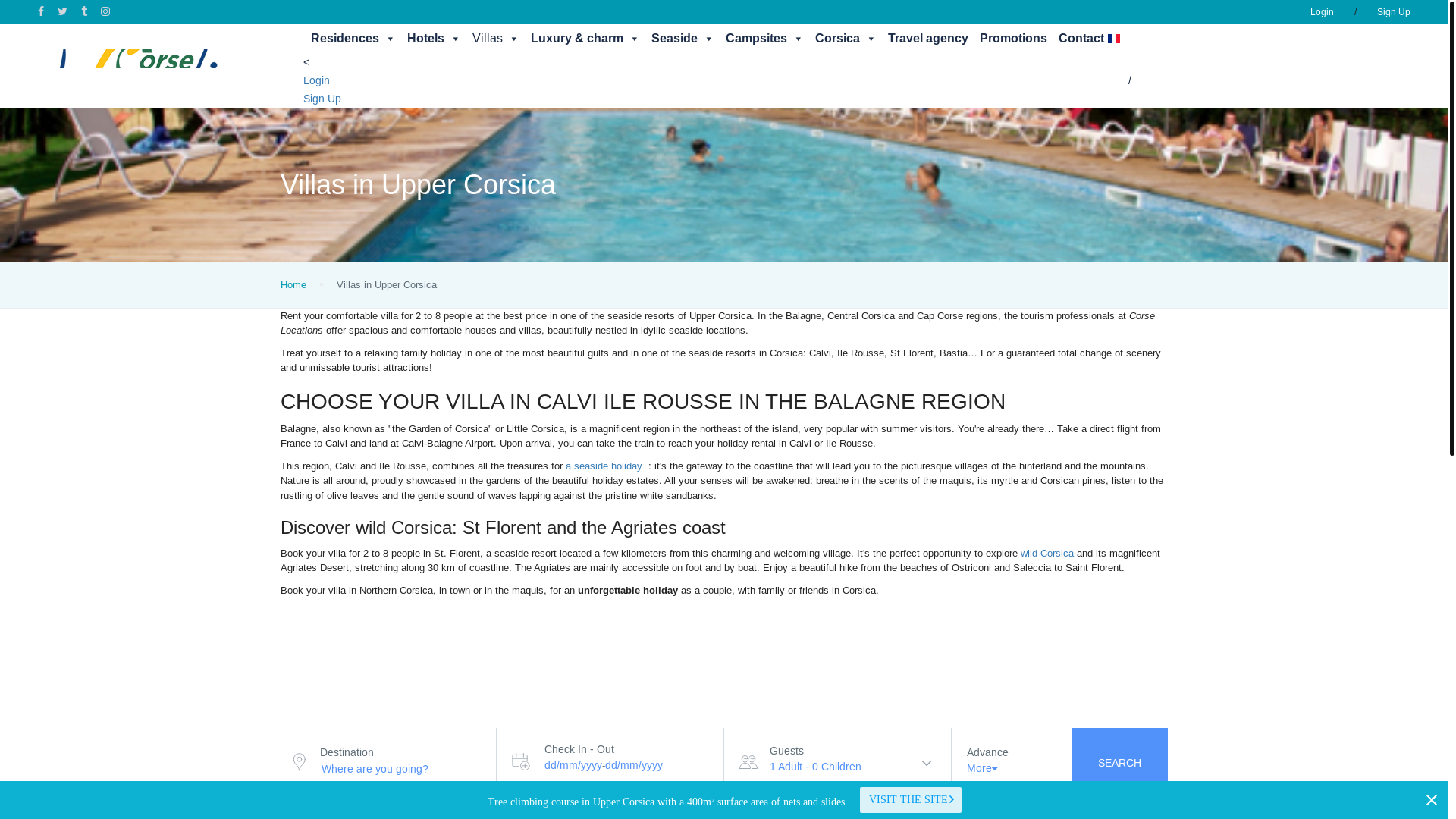 website screenshot of https://location-appartement-haute-corse.fr/