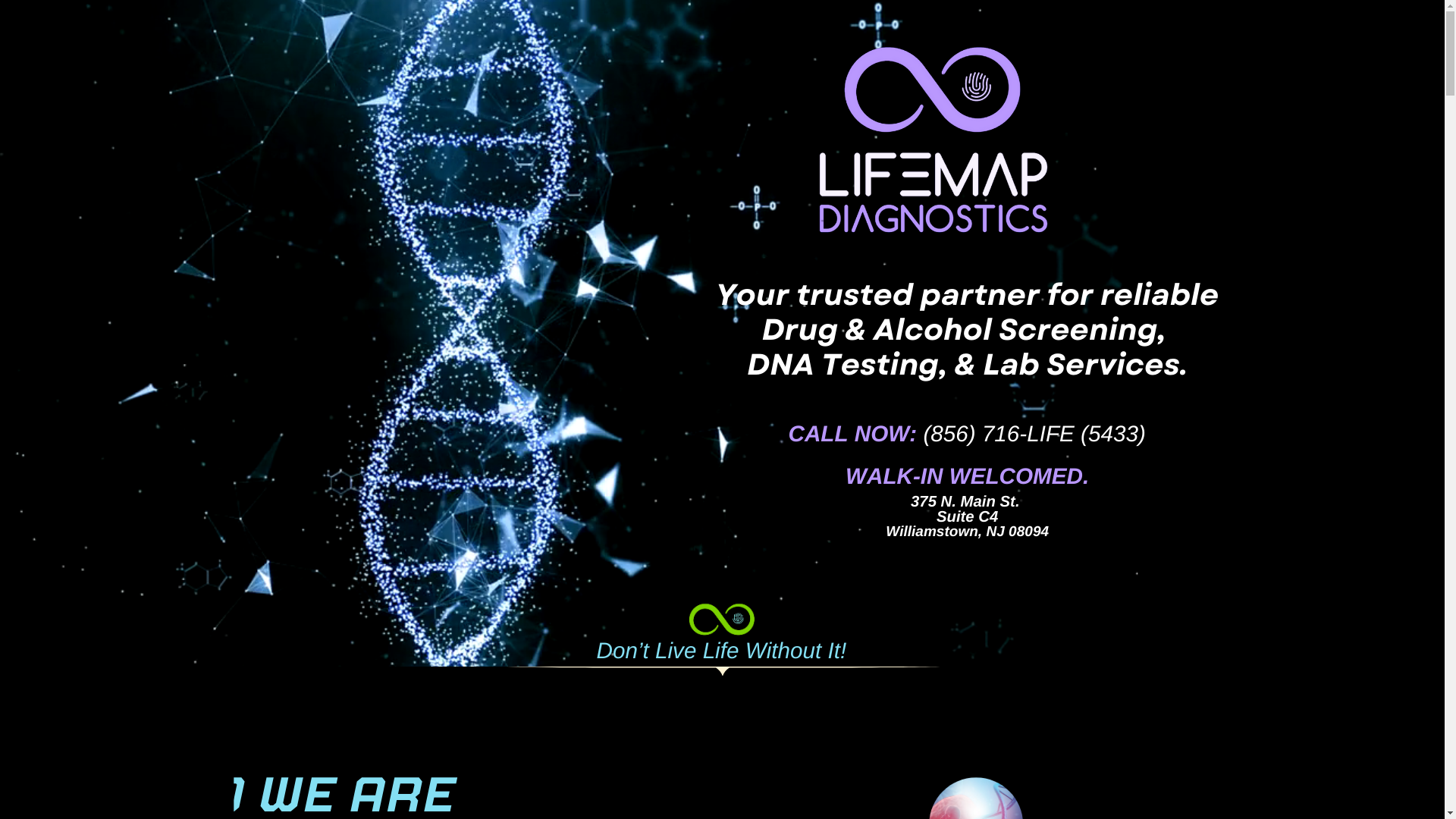 website screenshot of https://lifemaplab.com/