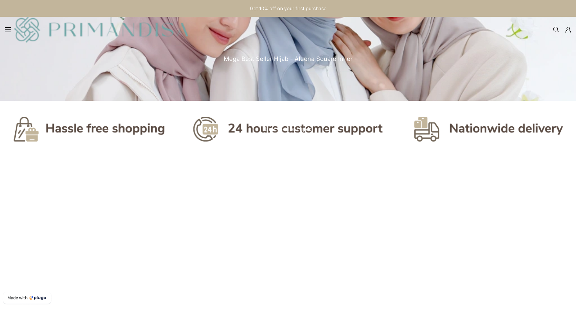 website screenshot of https://primandisa.com/