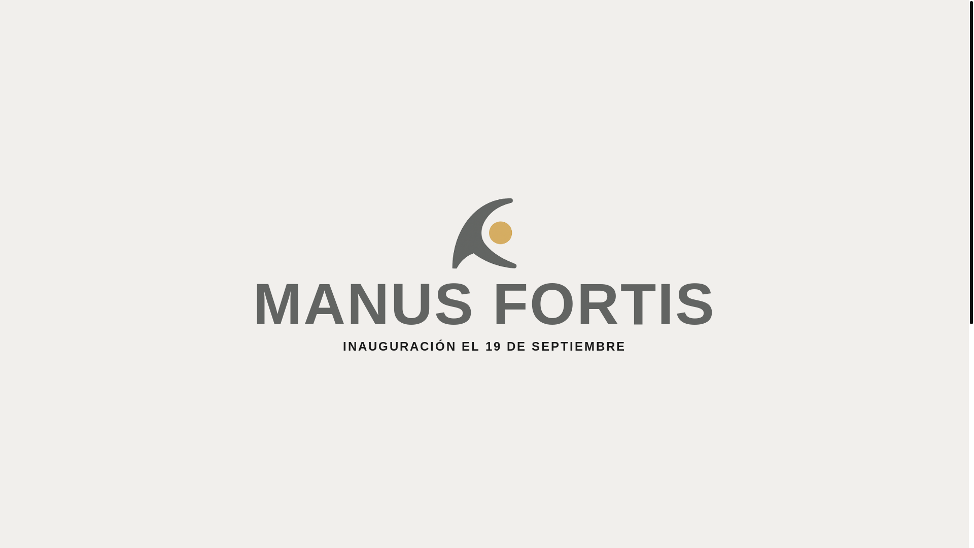 website screenshot of https://manusfortis.es/