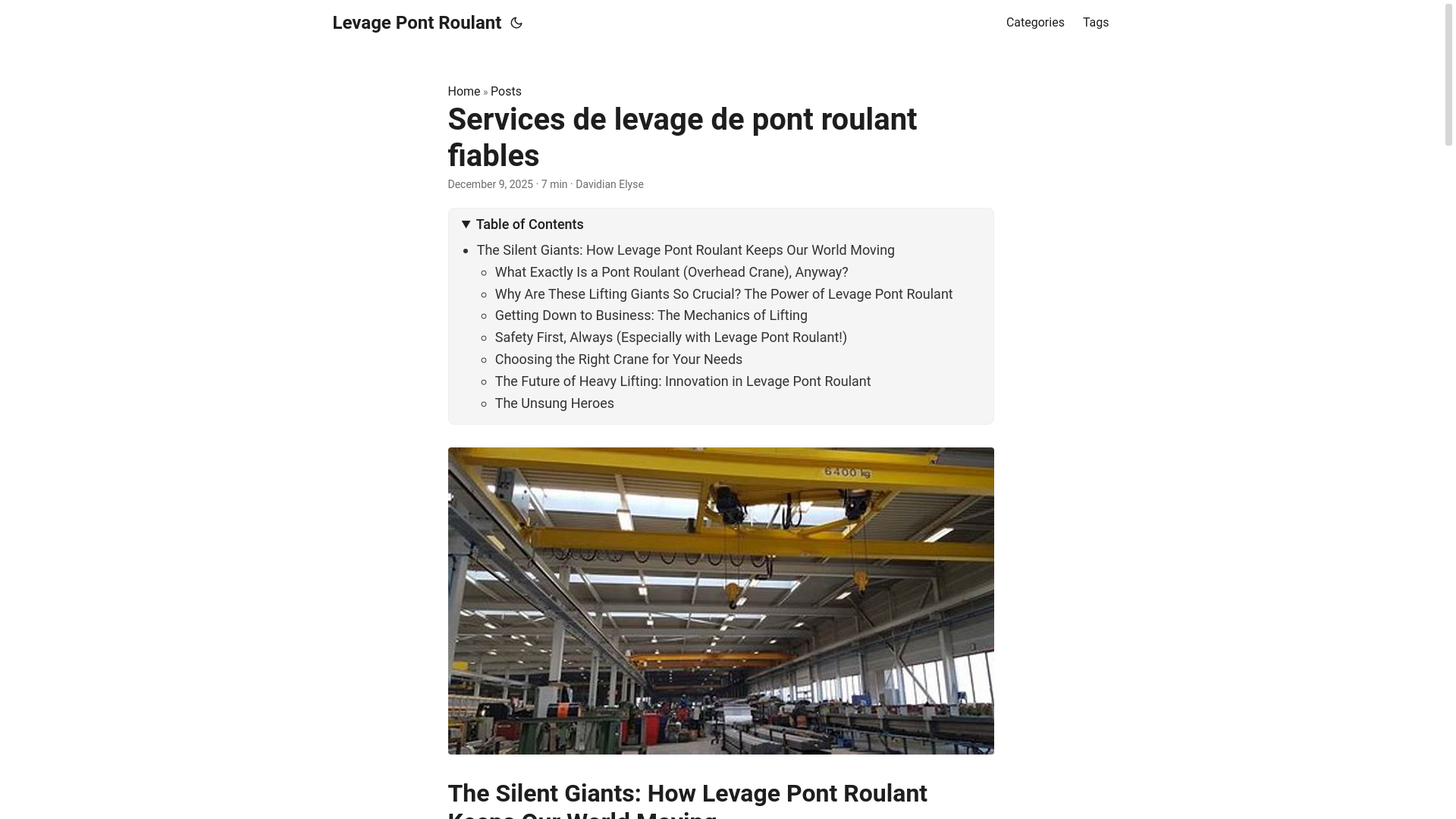 website screenshot of https://levagepontroulant4.pages.dev/