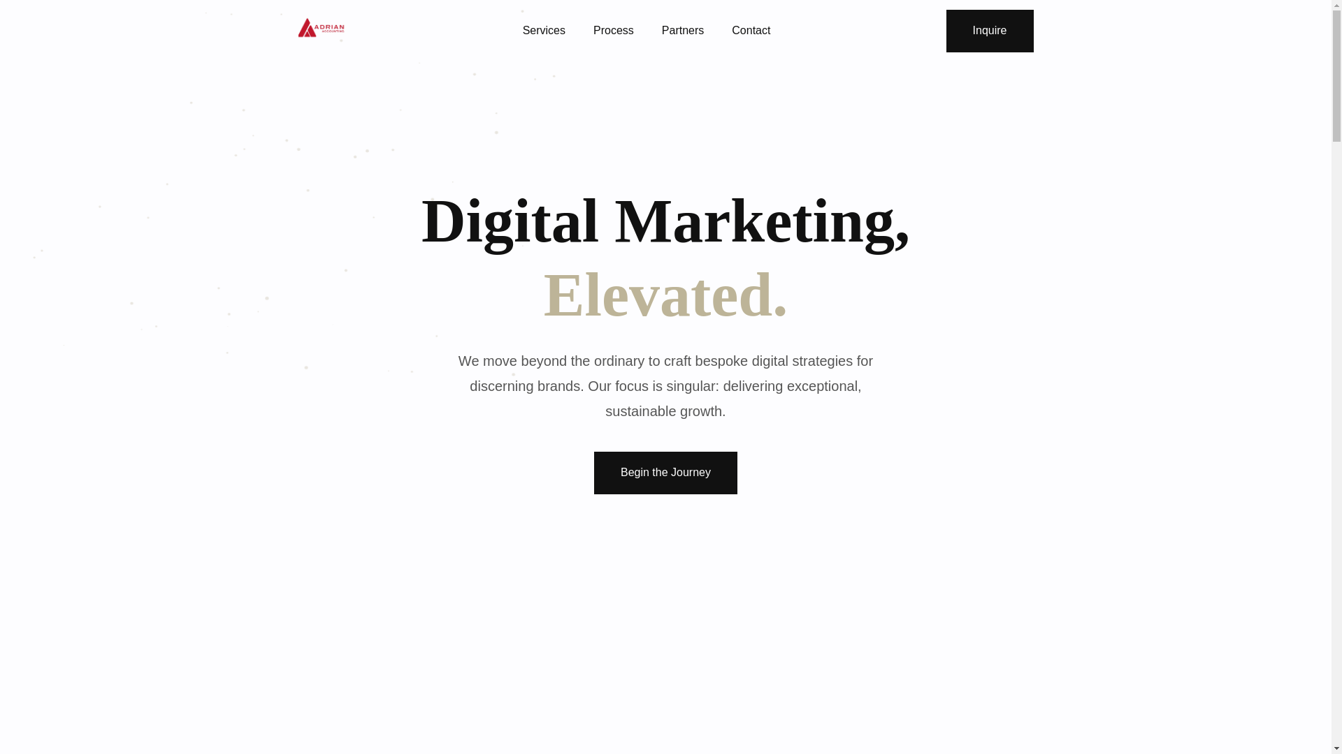website screenshot of https://adriansagency.com/