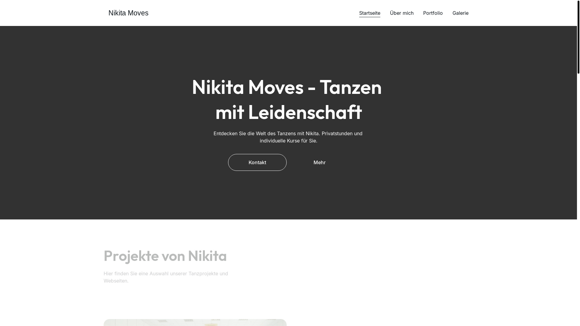 website screenshot of https://nikitamoves.de/