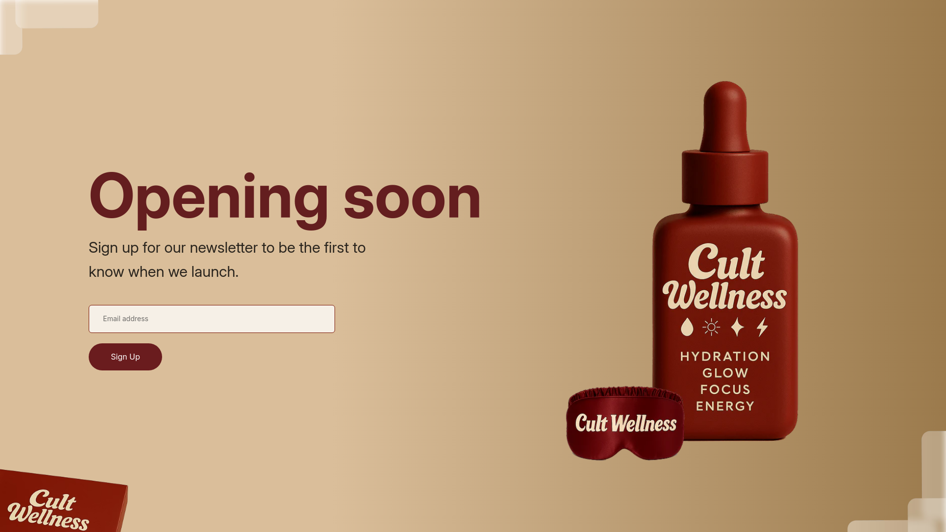 website screenshot of https://cultwelllness.com/
